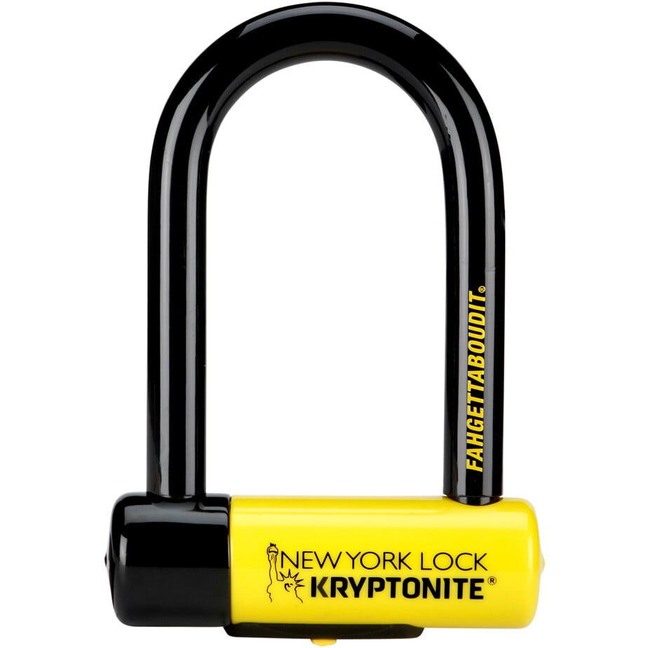 New York Fahgettaboudit U-Lock Sold Secure Diamond