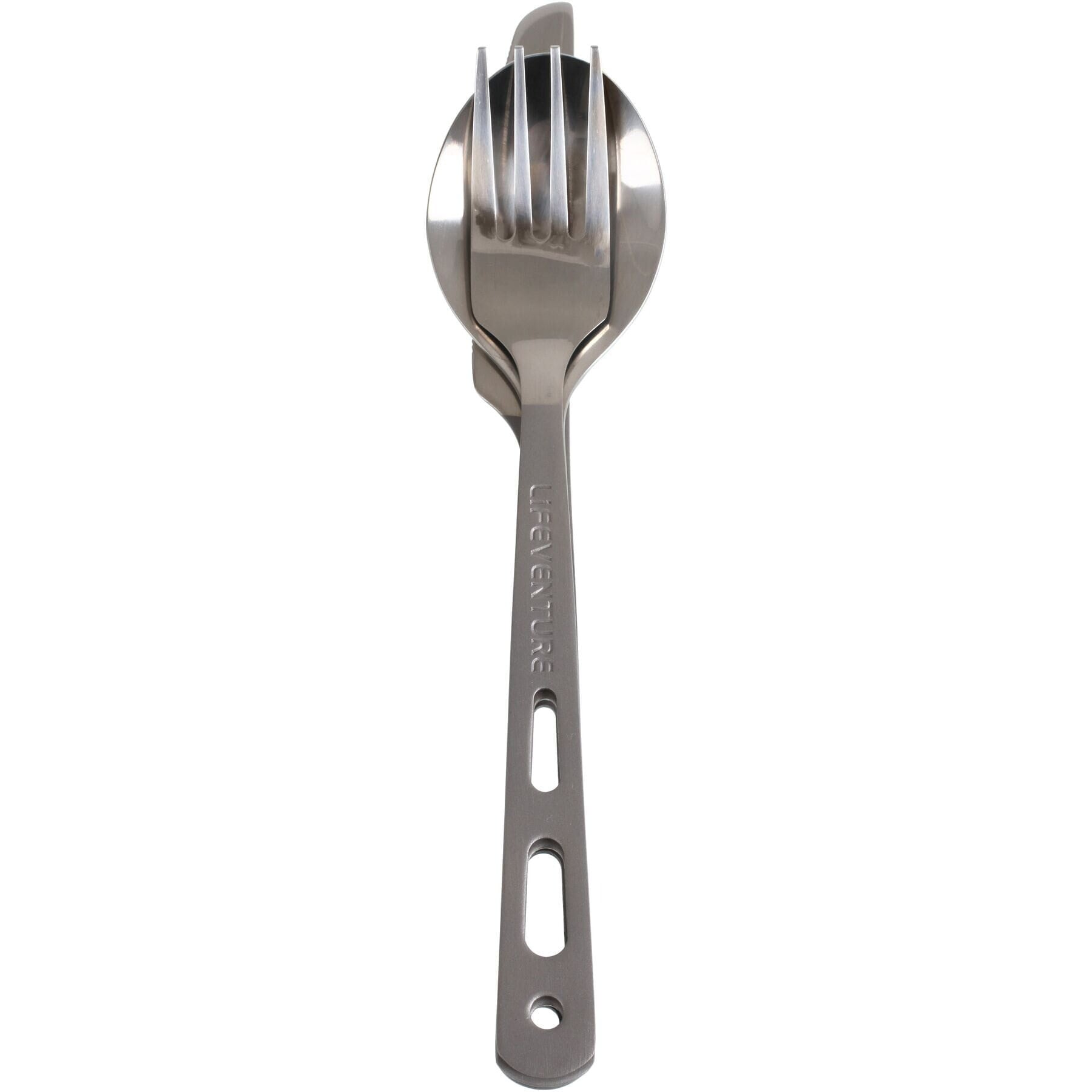 Knife Fork Spoon Set - Titanium