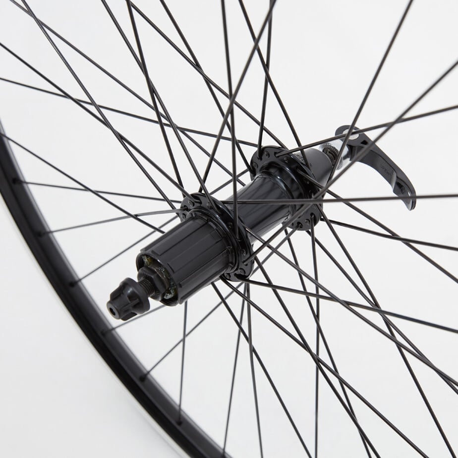 MTB Rear Quick Release Cassette Wheel black 26 inch
