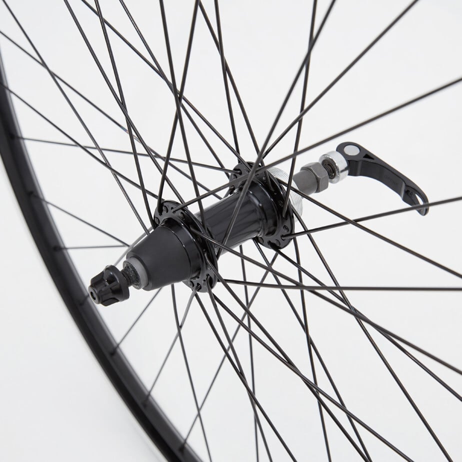 MTB Rear Quick Release Screw On Wheel black 27.5 inch