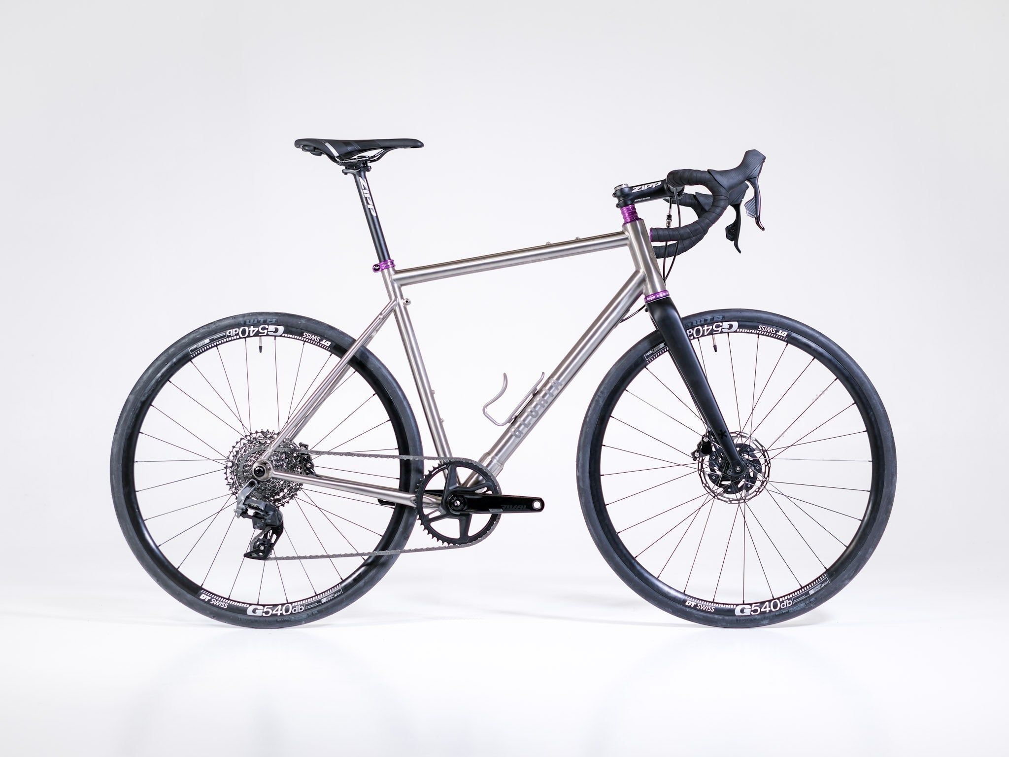 Gloria All World Titanium - Frameset - Brushed