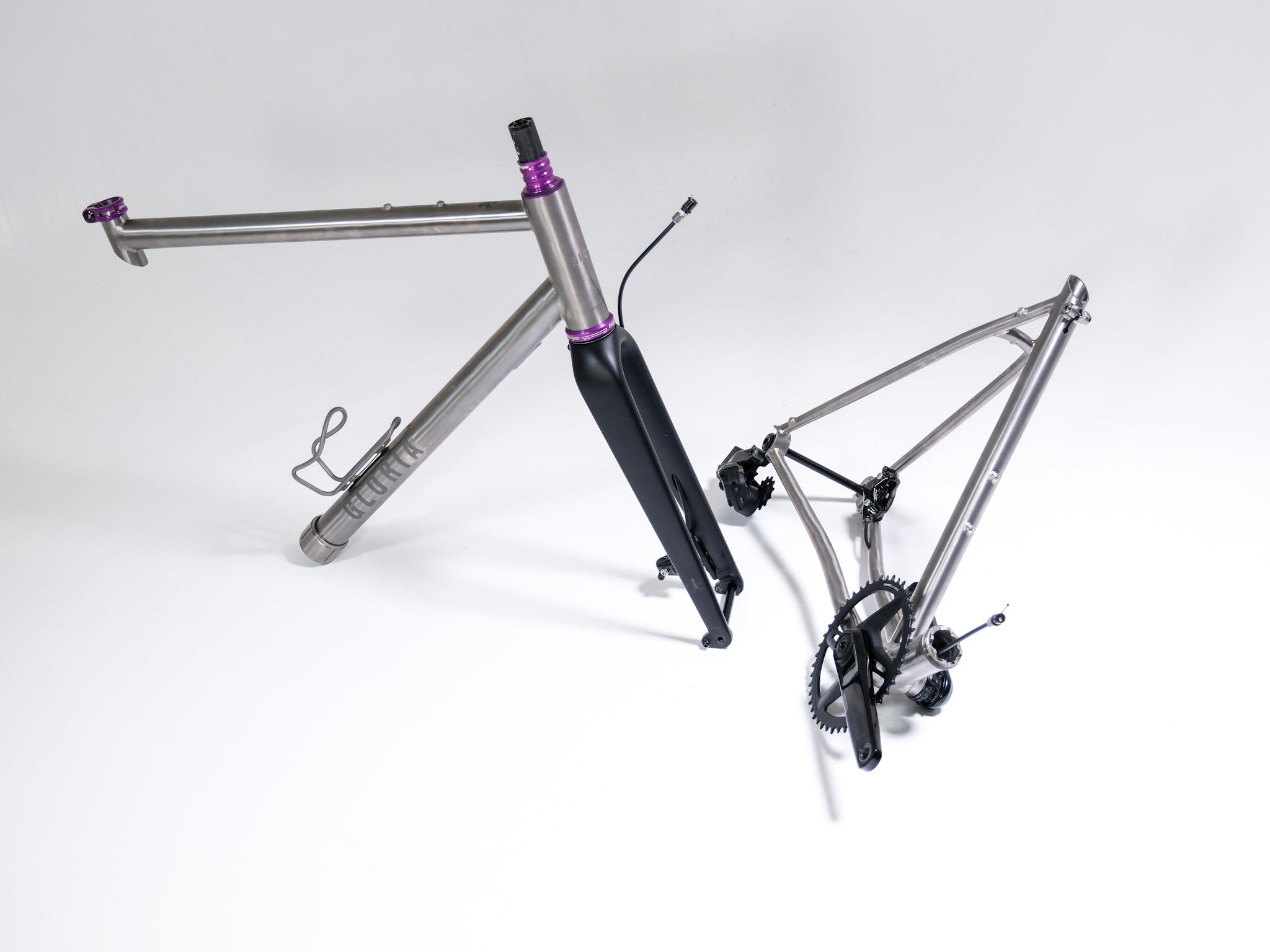 Gloria All World Titanium - Frameset - Brushed