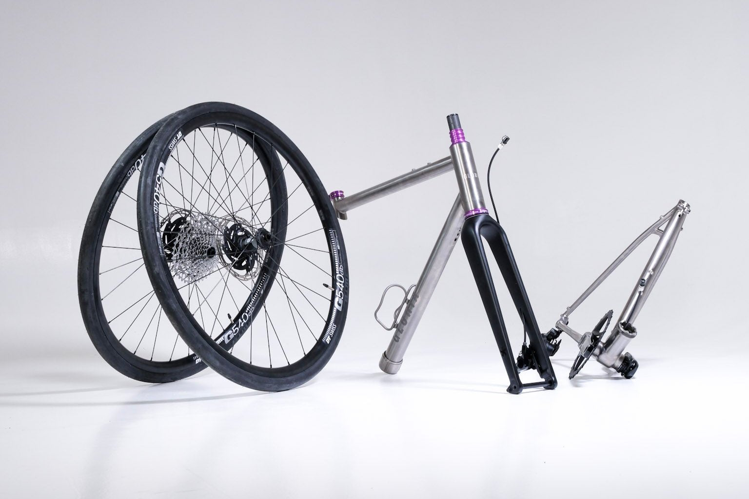 Gloria All World Titanium - Frameset - Brushed