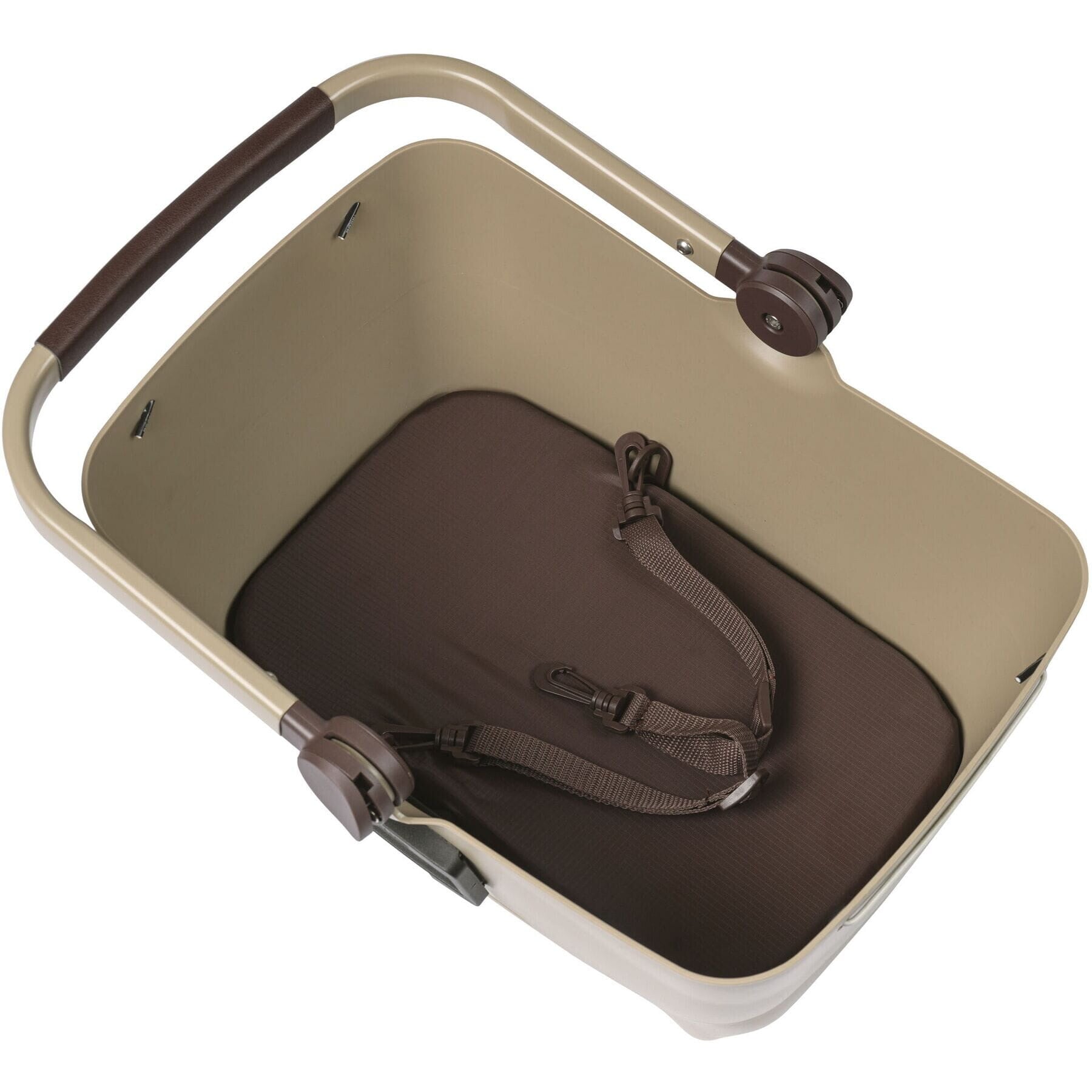 Basil Buddy dog bicycle basket KF, 32L, biscotti brown