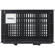 Basil bicycle crate MIK M, 29.5L, recycled synthetic, black