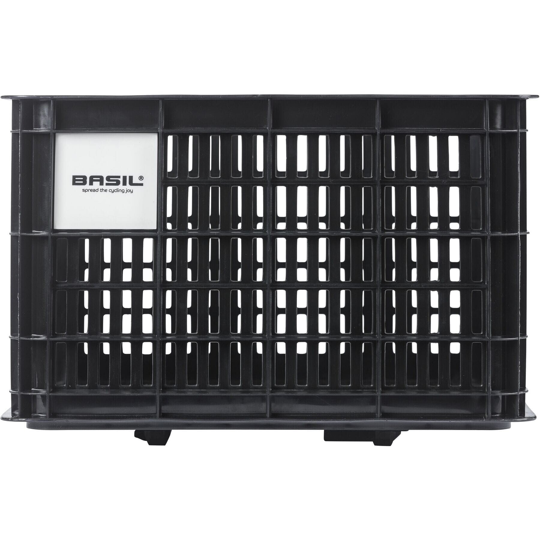 Basil bicycle crate MIK M, 29.5L, recycled synthetic, black
