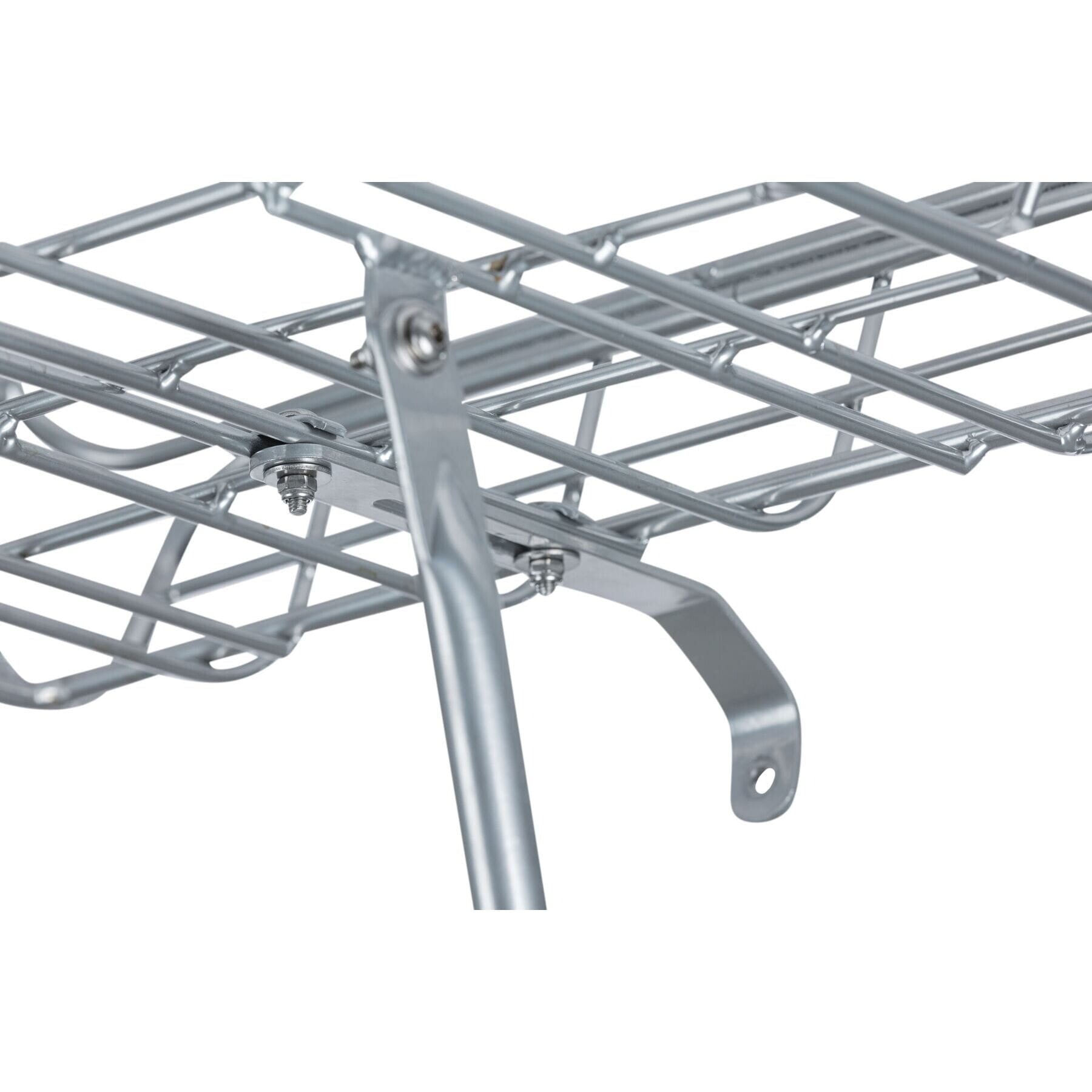 Basil Portland front carrier, aluminium natural
