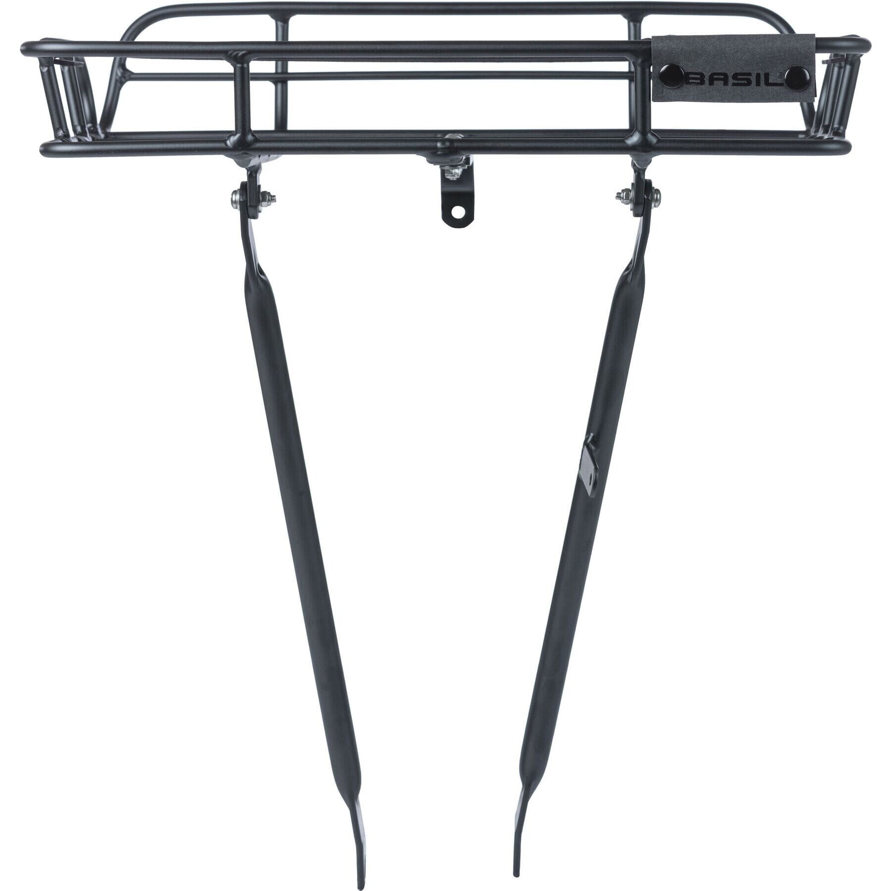 Basil Portland front carrier, matt black