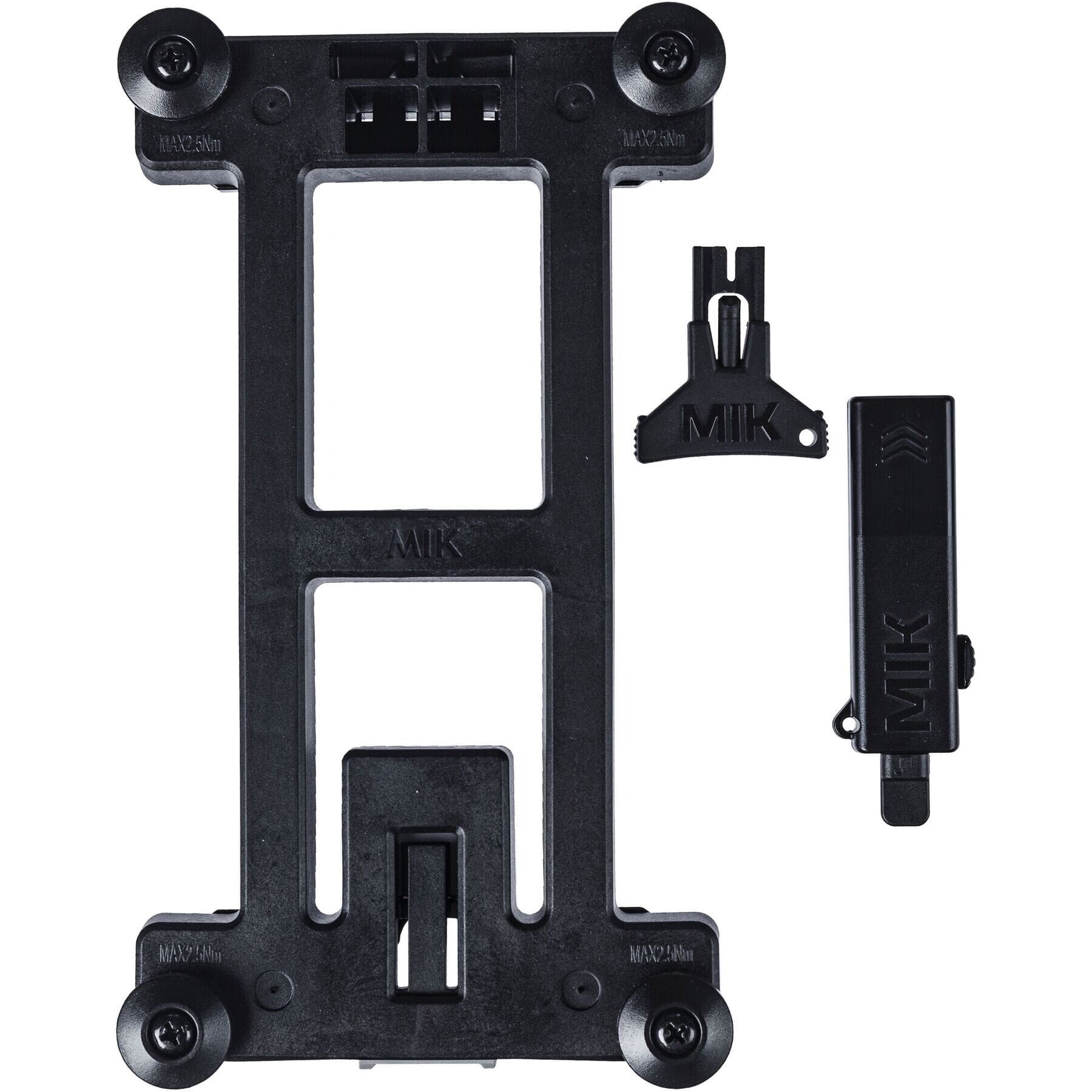 MIK adapter plate 2.0, lockable, black