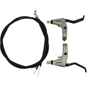 BL-T4000 Alivio 2-finger brake levers for V-brakes - silver