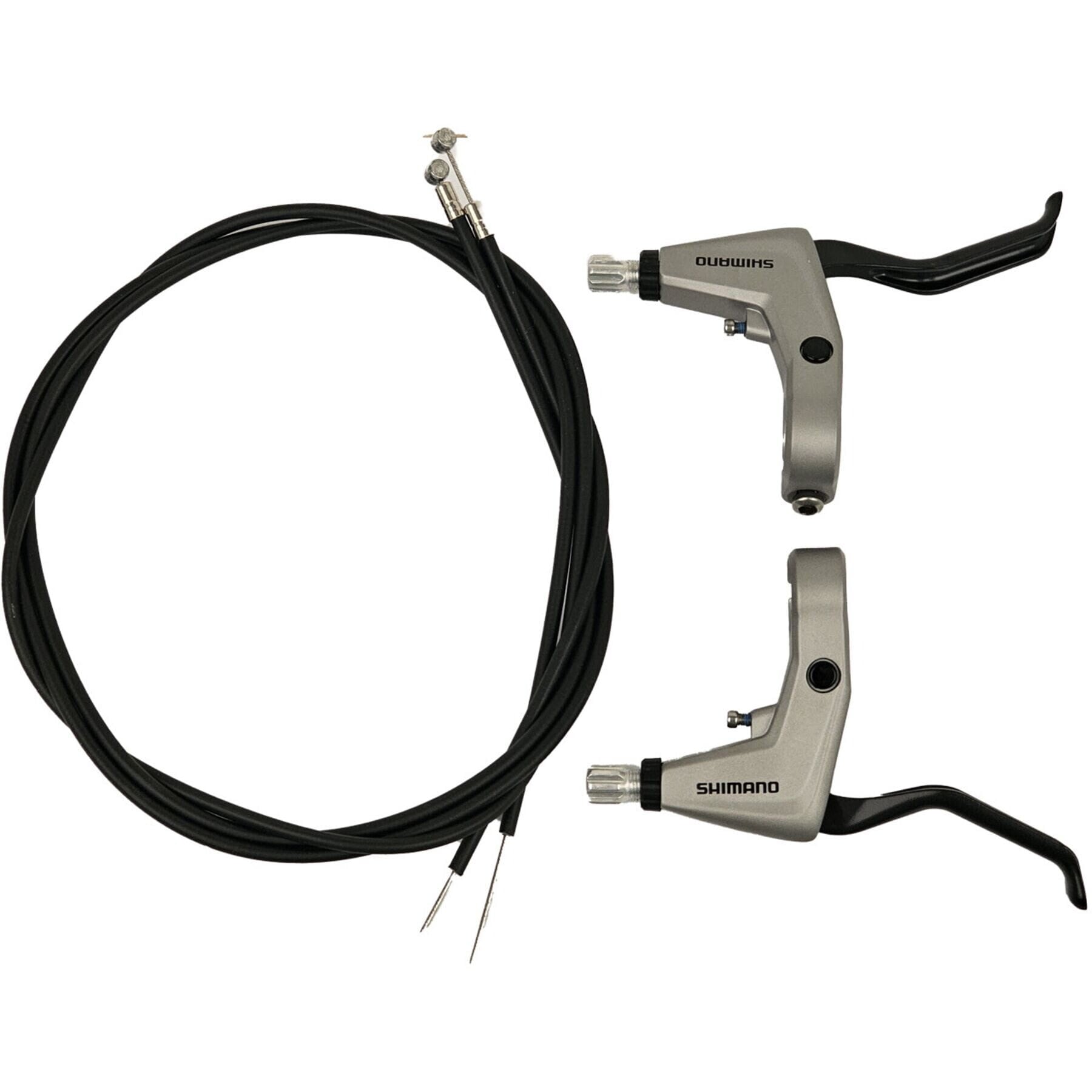 BL-T4000 Alivio 2-finger brake levers for V-brakes - silver