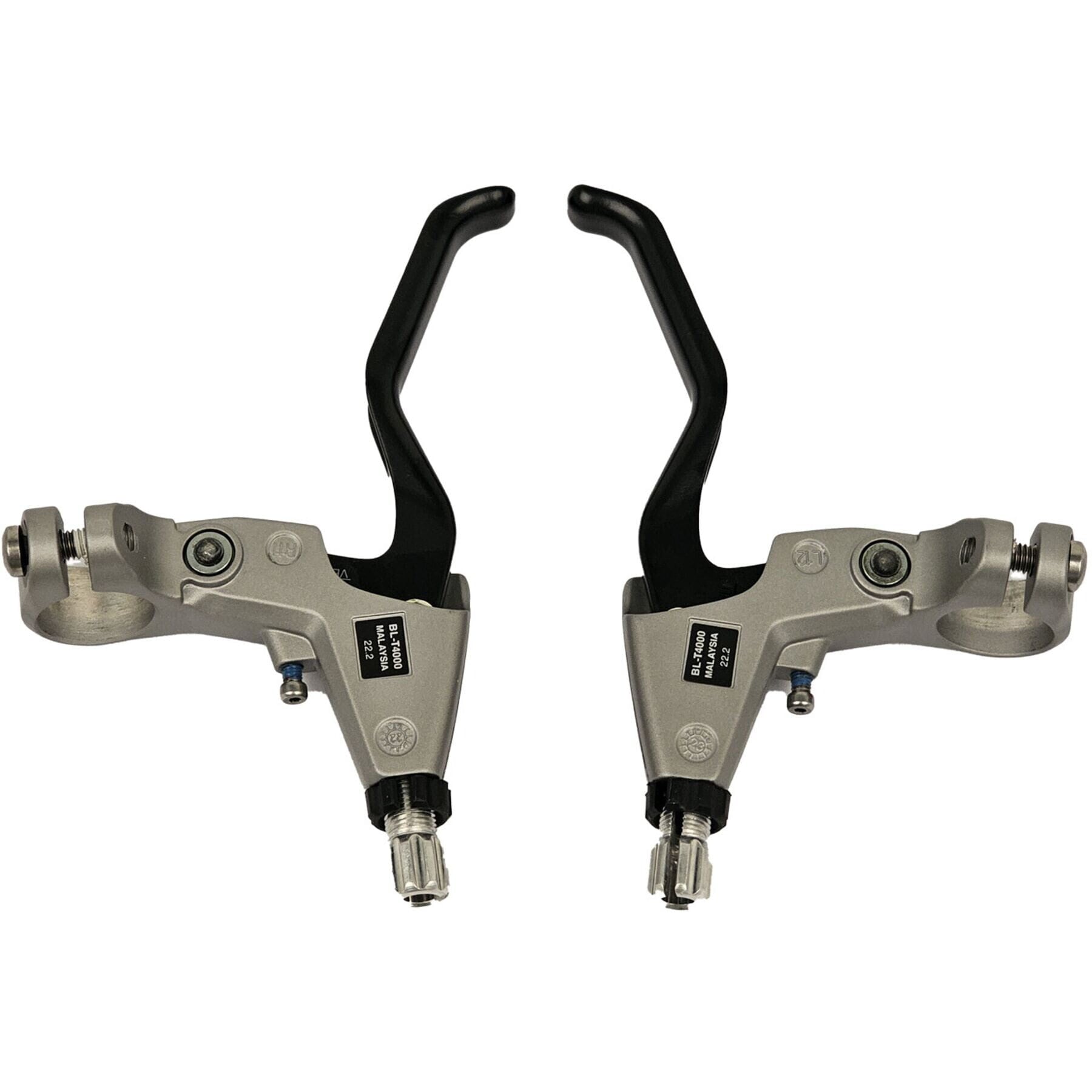BL-T4000 Alivio 2-finger brake levers for V-brakes - silver