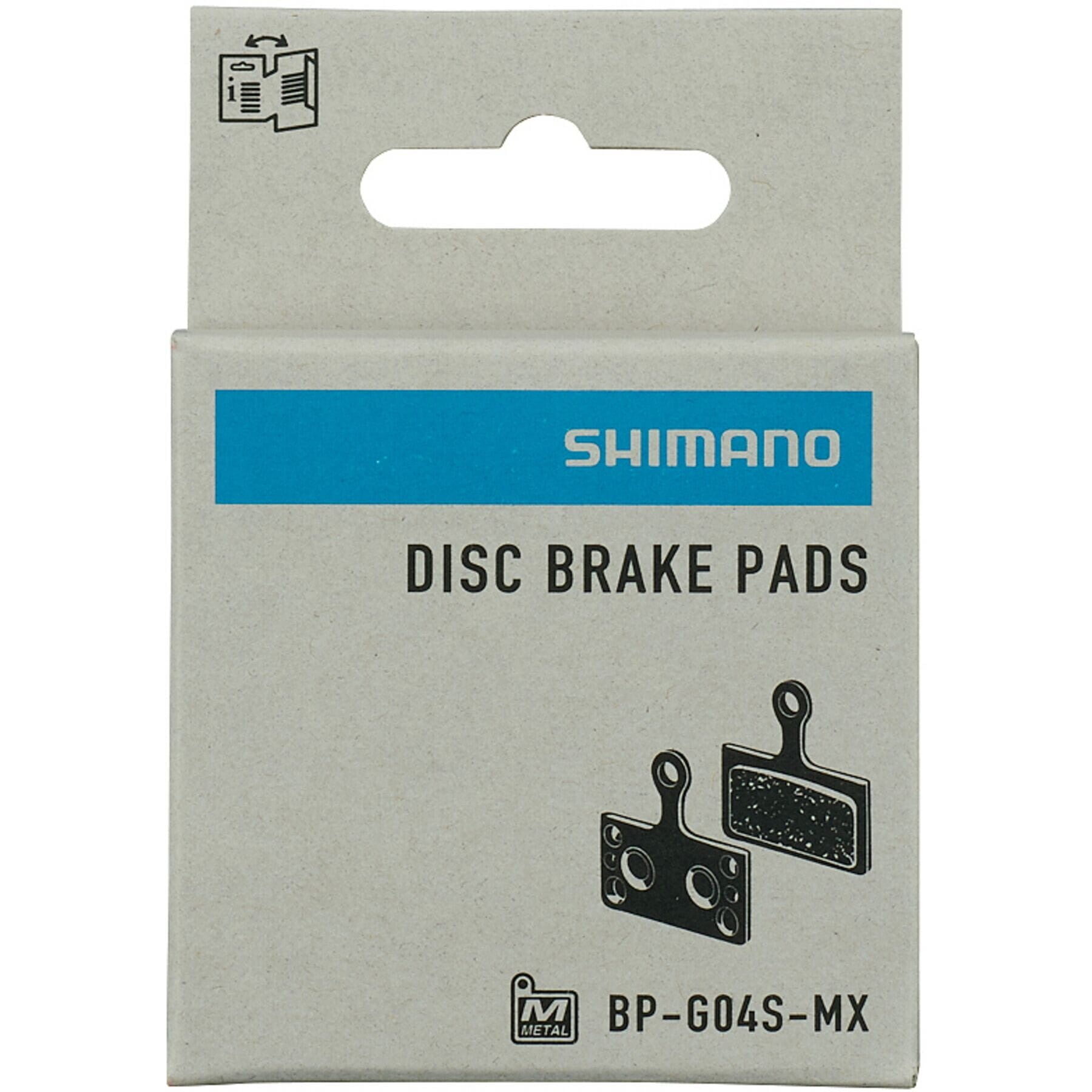 G04S-RX disc pads and spring, metal sintered pad, steel back