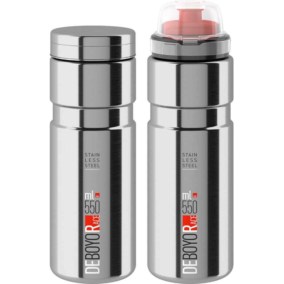 Deboyo Race stainless steel vacuum bottle 550 ml silver - 12 hours thermal