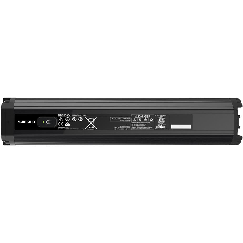 BT-E8035-L STEPS battery 504 Wh, down tube integrated mount, long fit, black