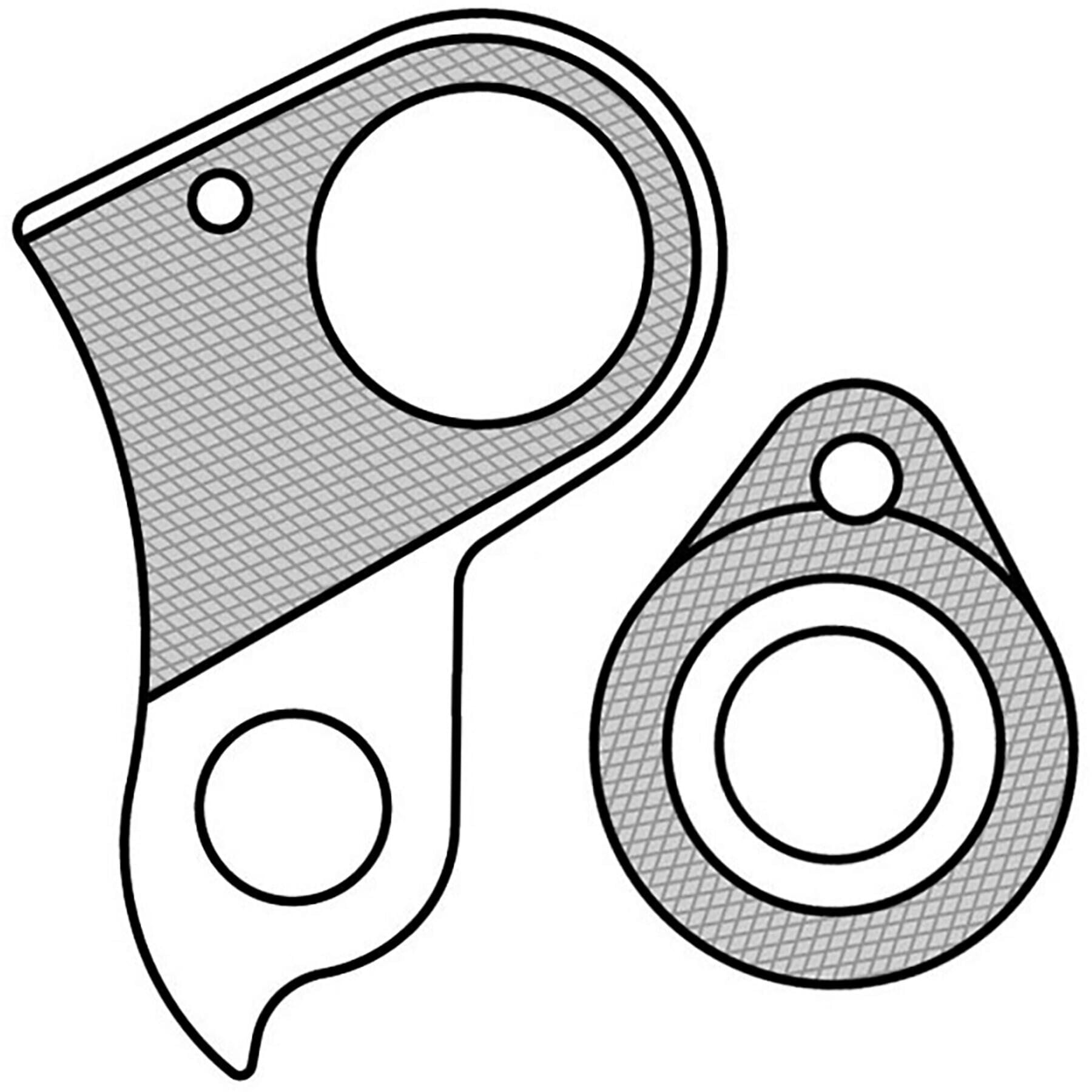 Gear Hanger Cube (hanger + axle cap)