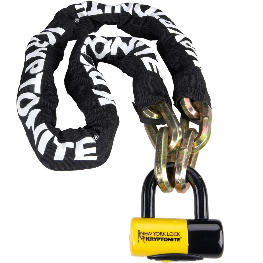 New York Fahgettaboudit Chain 14mmX150cm and NY Disc Lock Sold Secure Diamond