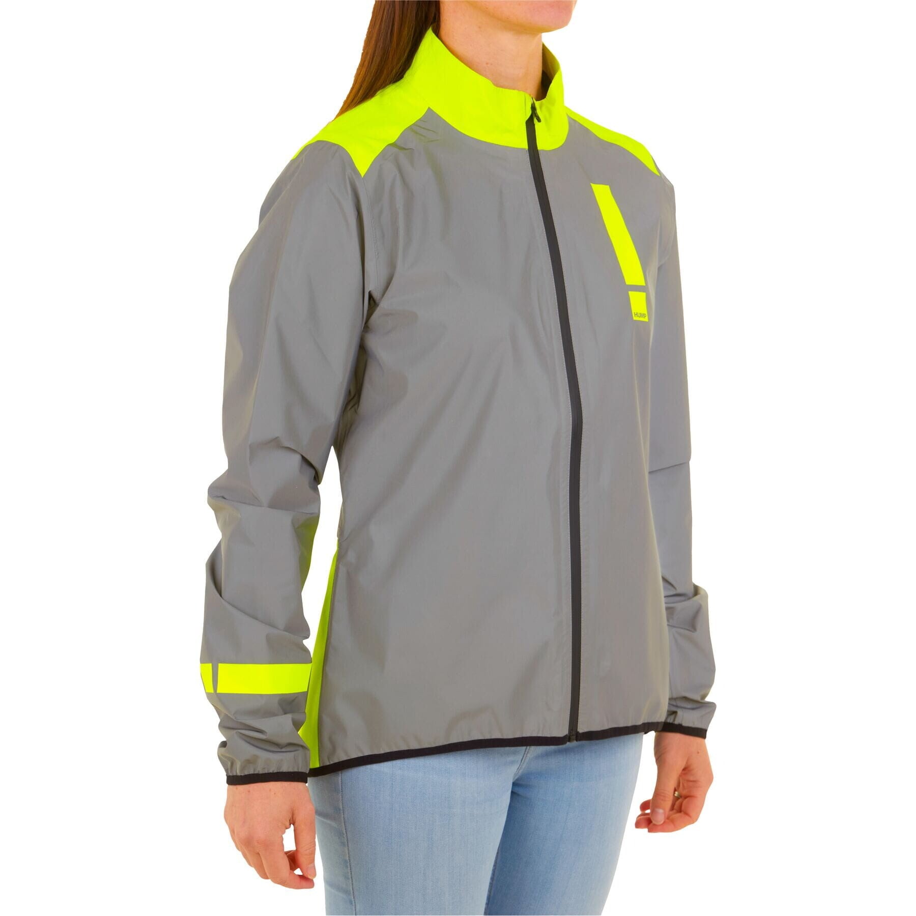 Women's Ultra Reflect Waterproof Jacket - Reflect / Hi-Viz YW - Size 22