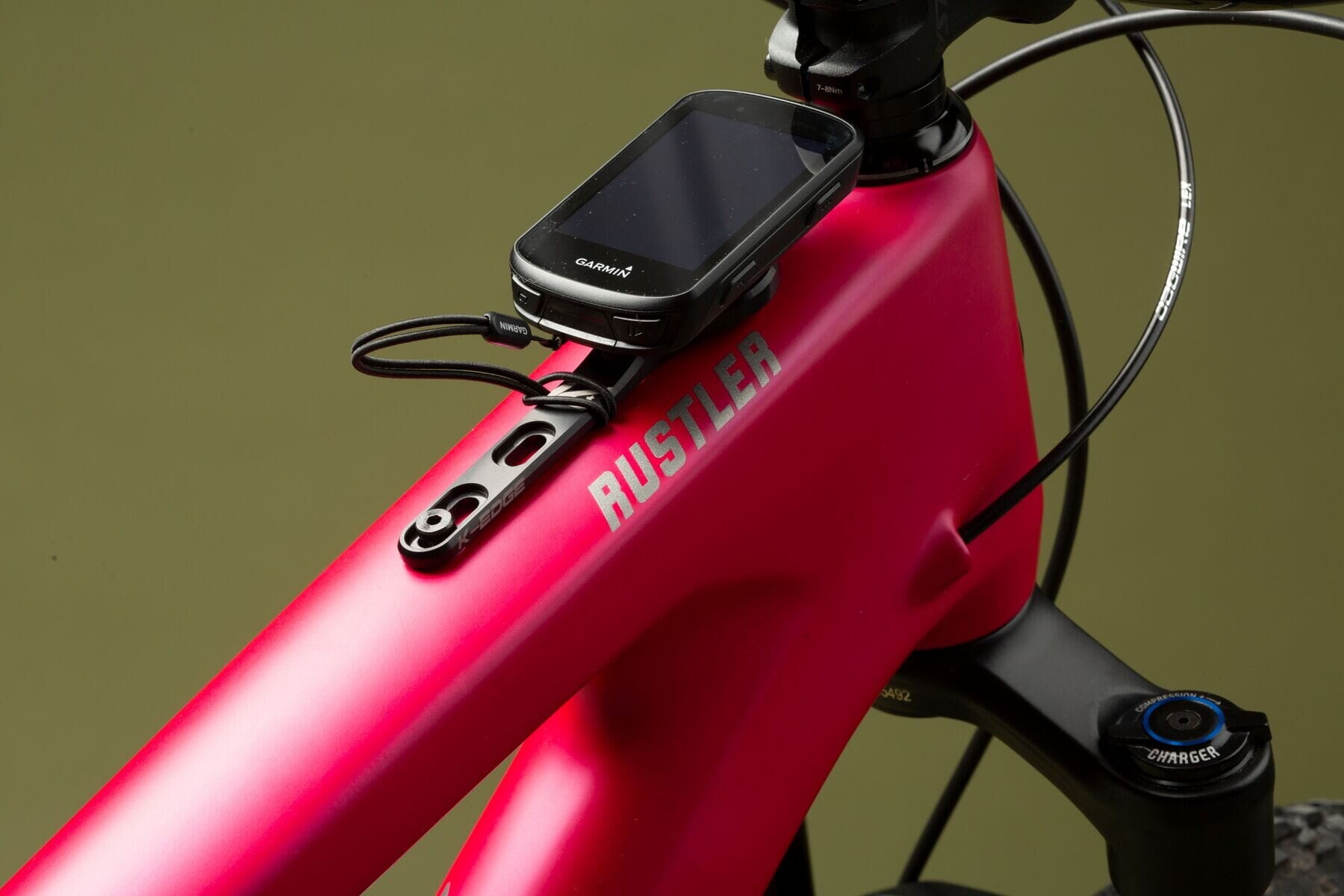 Garmin Top Tube Mount, Black Anodised