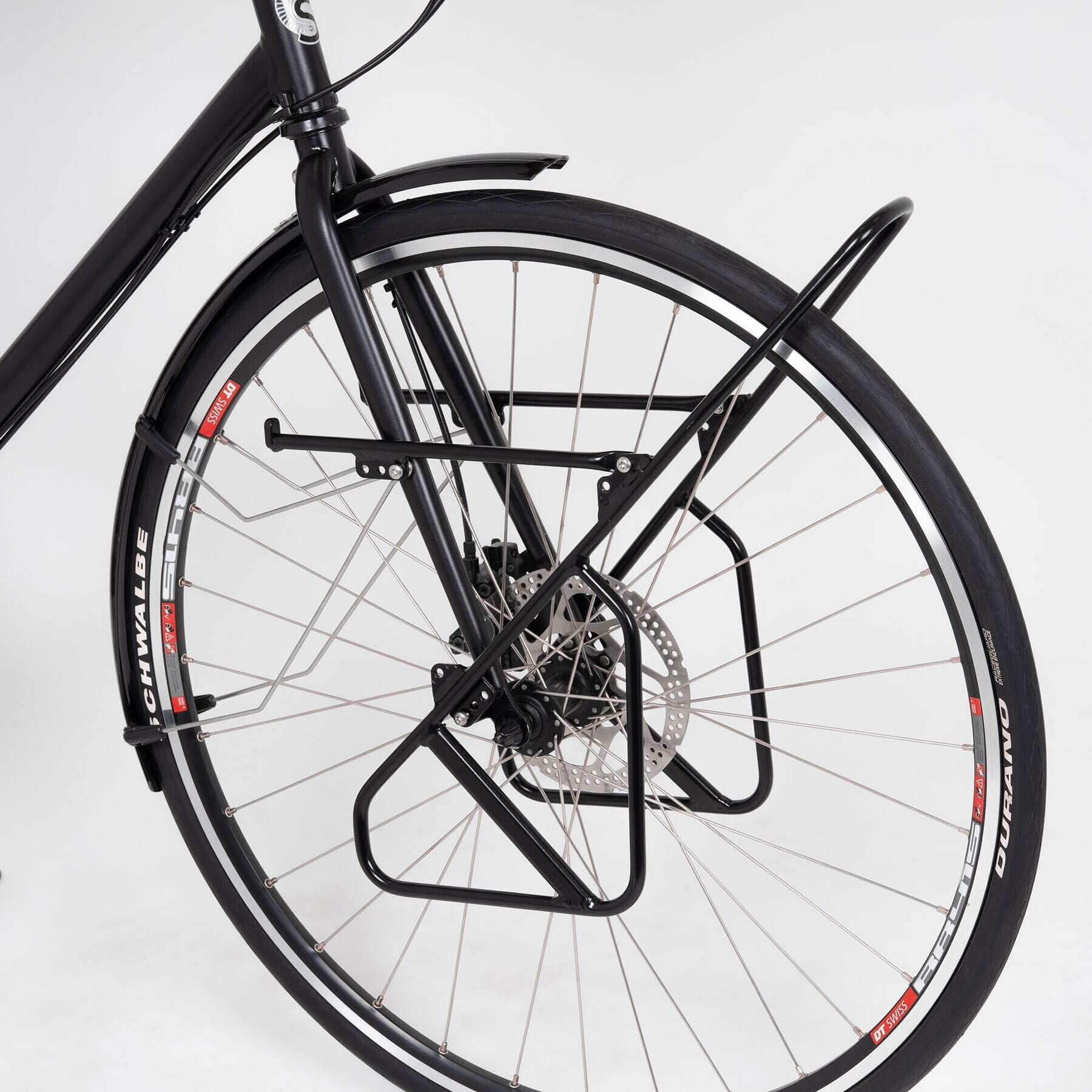 Explorer Low Rider Front Pannier Rack black