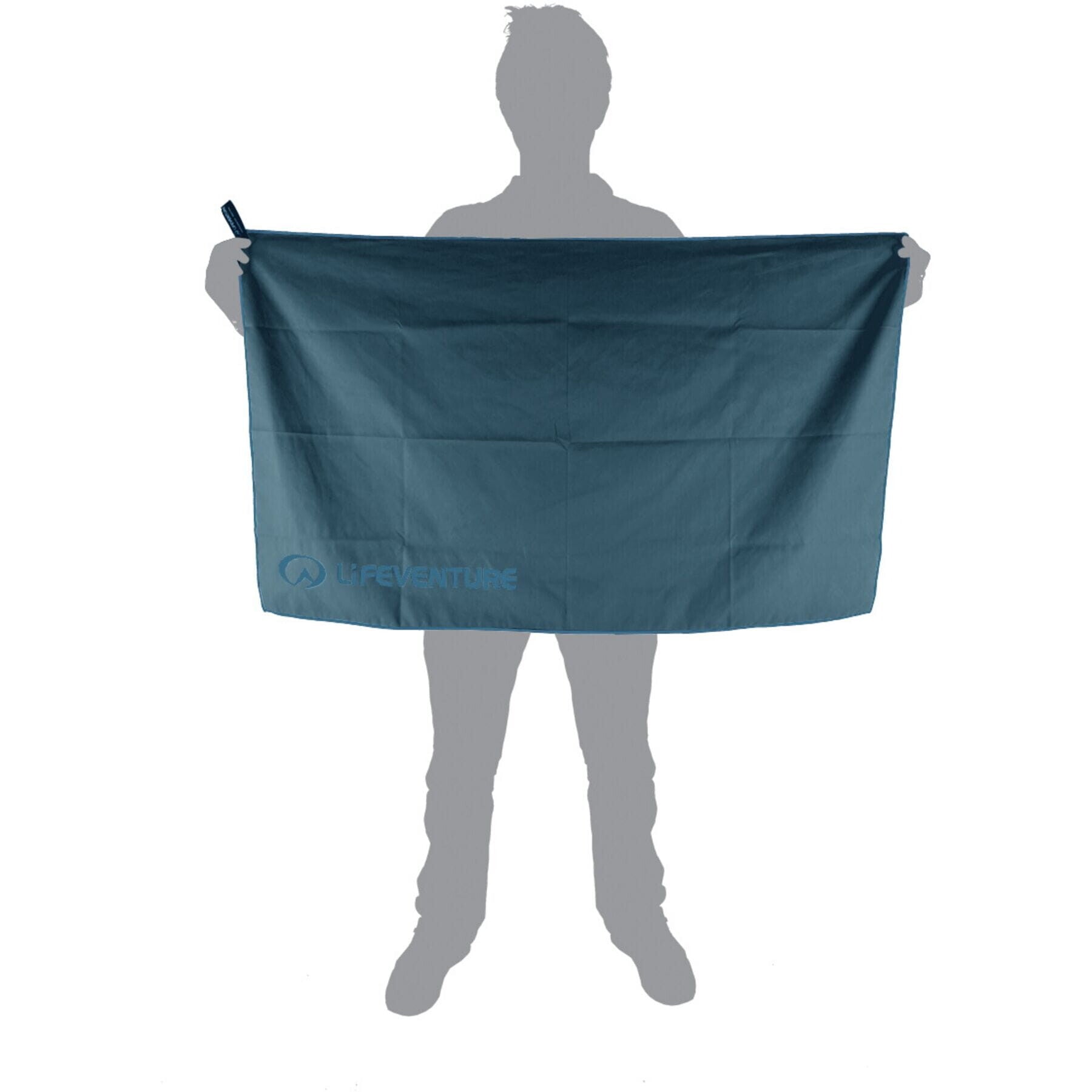 Recycled SoftFibre Trek Towel - Navy Blue - Large