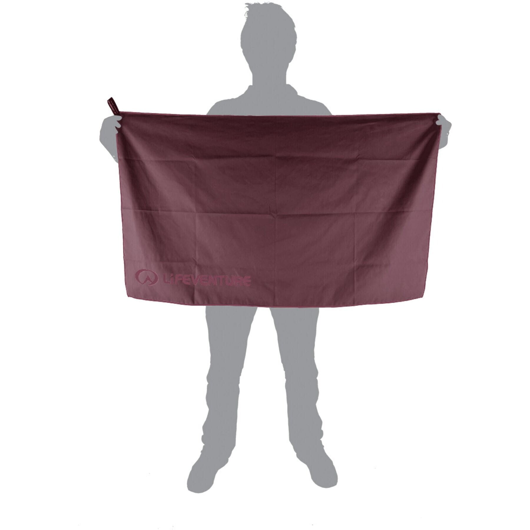 Recycled SoftFibre Trek Towel - Blackcurrant - Large