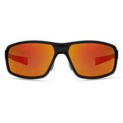 Target Sunglasses - gloss black / fire mirror