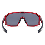 Enigma Sunglasses - 3 pack - crystal red / black mirror / amber and clear lens