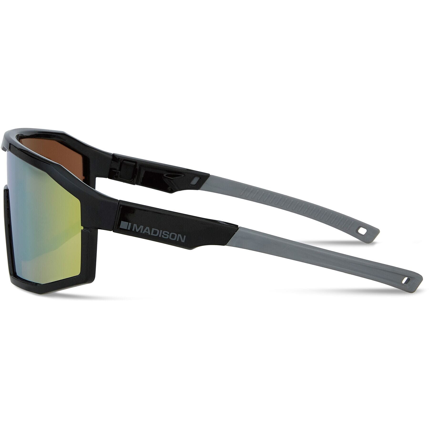 Enigma Sunglasses - gloss black / bronze mirror