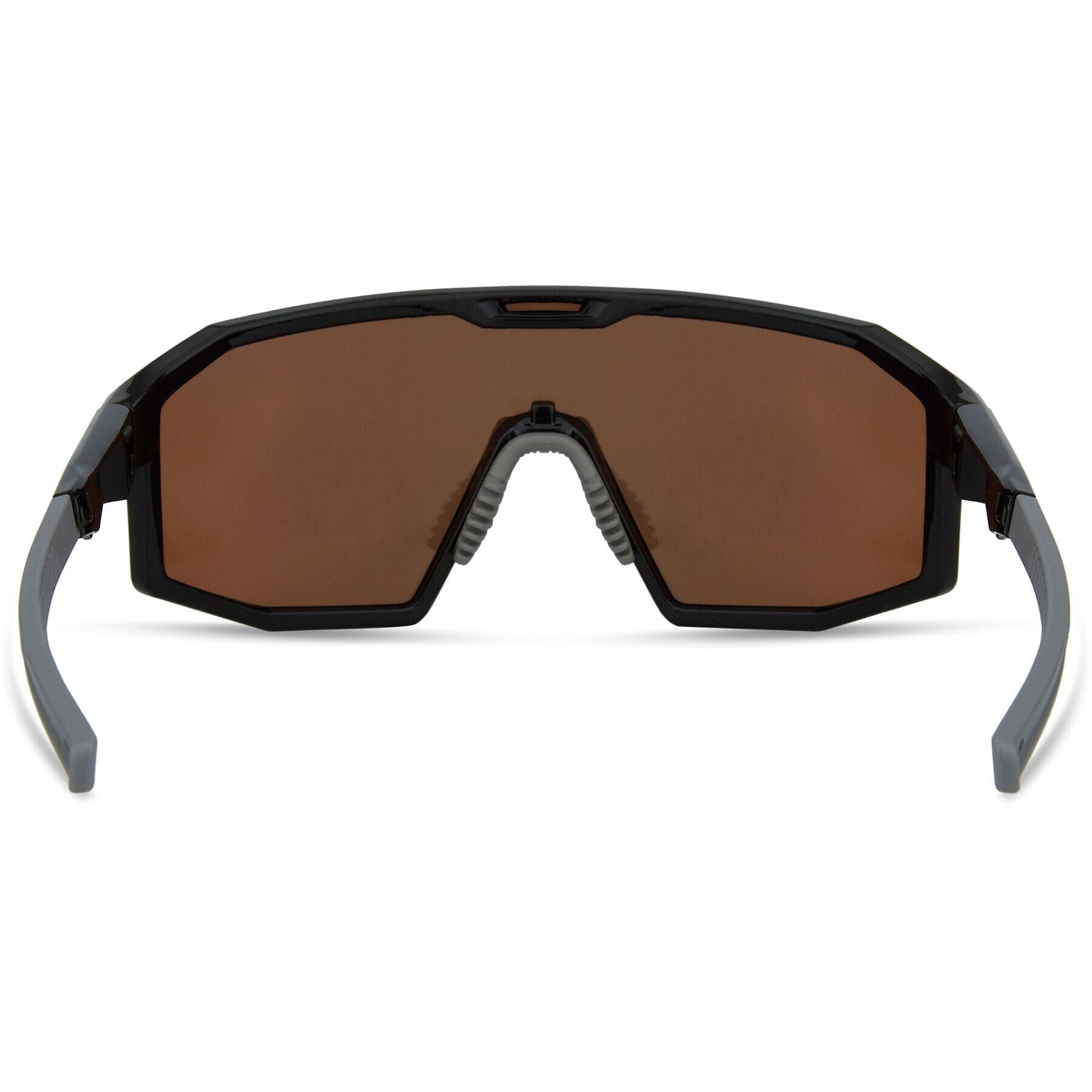 Enigma Sunglasses - gloss black / bronze mirror