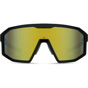 Enigma Sunglasses - gloss black / bronze mirror