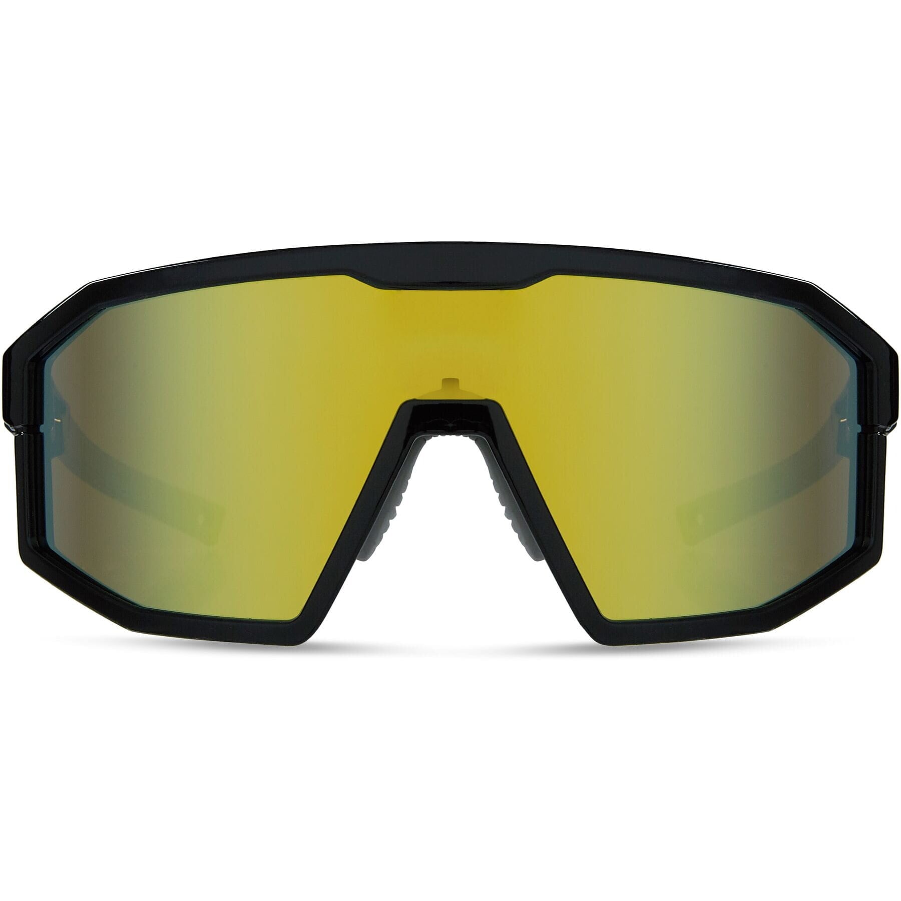 Enigma Sunglasses - gloss black / bronze mirror