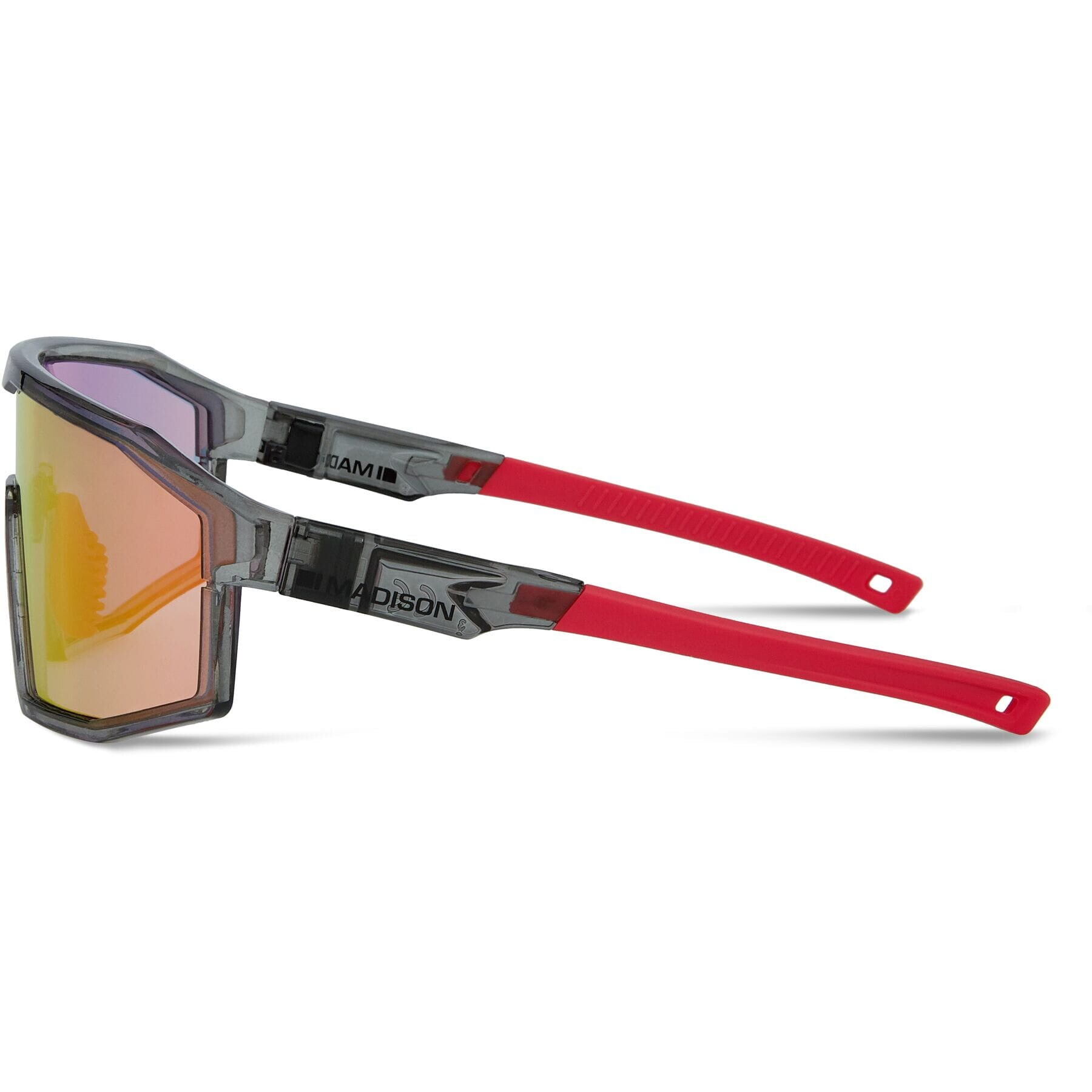 Enigma Sunglasses - crystal smoke / pink rose mirror