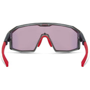 Enigma Sunglasses - crystal smoke / pink rose mirror
