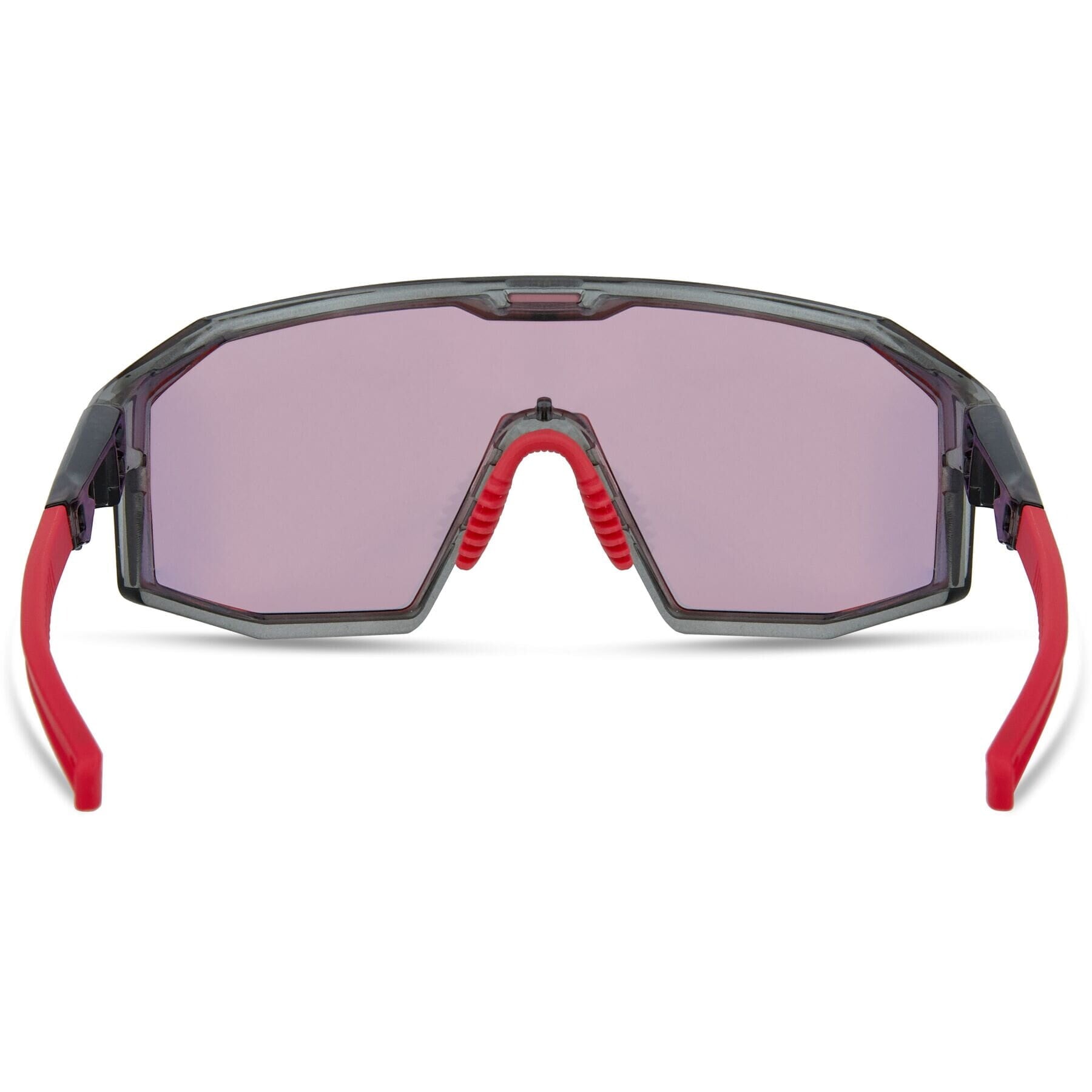 Enigma Sunglasses - crystal smoke / pink rose mirror