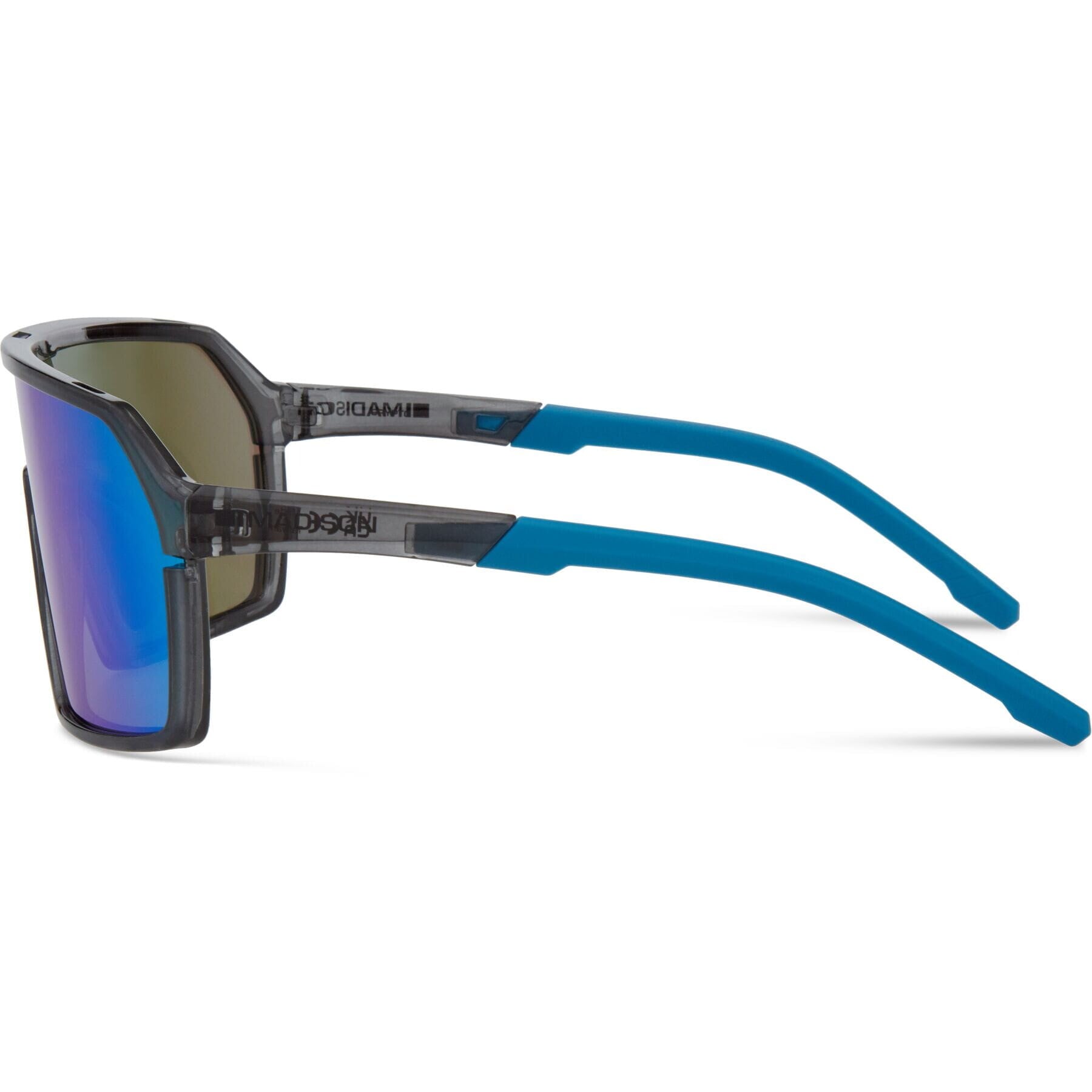 Crypto Sunglasses - crystal gloss smoke / green mirror