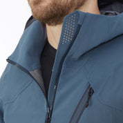 DTE 3-Layer Men's Waterproof Jacket, midnight green - x-large