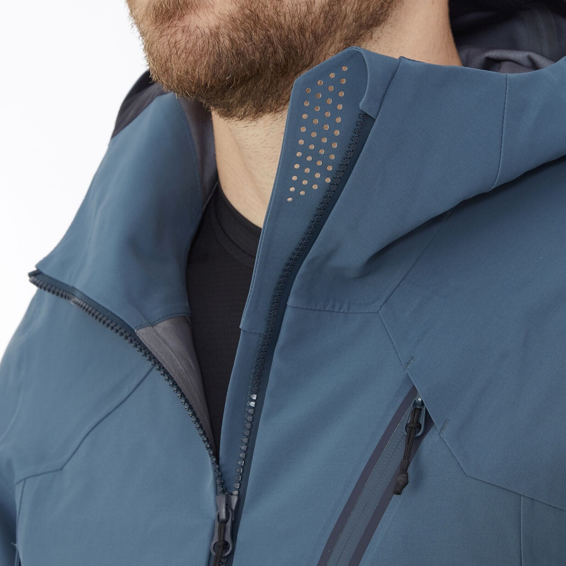 DTE 3-Layer Men's Waterproof Jacket, midnight green - x-large