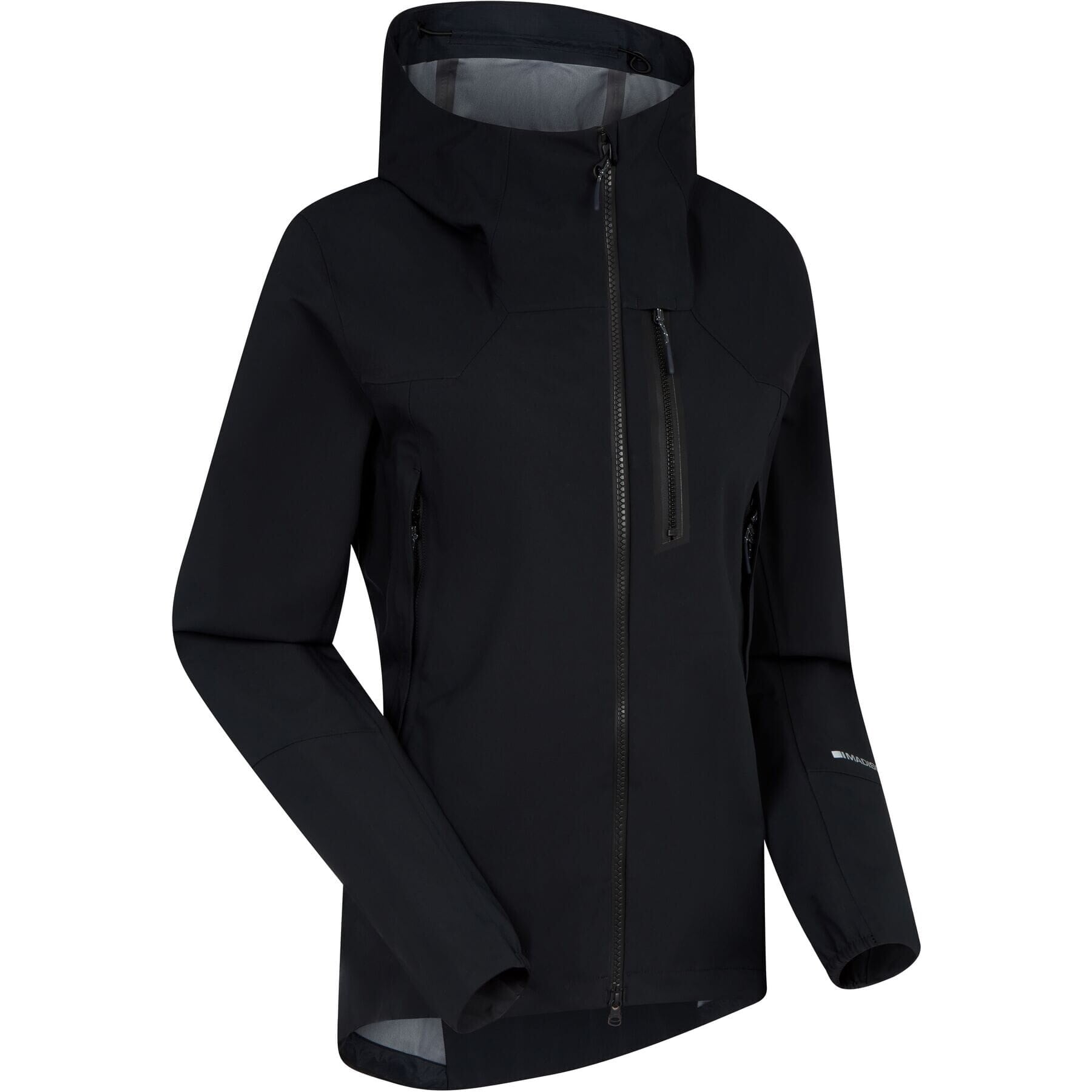 DTE 3-Layer Women's Waterproof Jacket, black - size 8