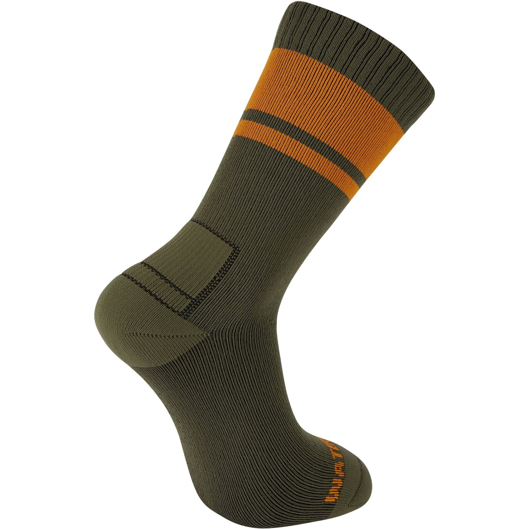 DTE Isoler Waterproof Long Sock, dark olive - EU 36 - 41 (UK 3.5-7)