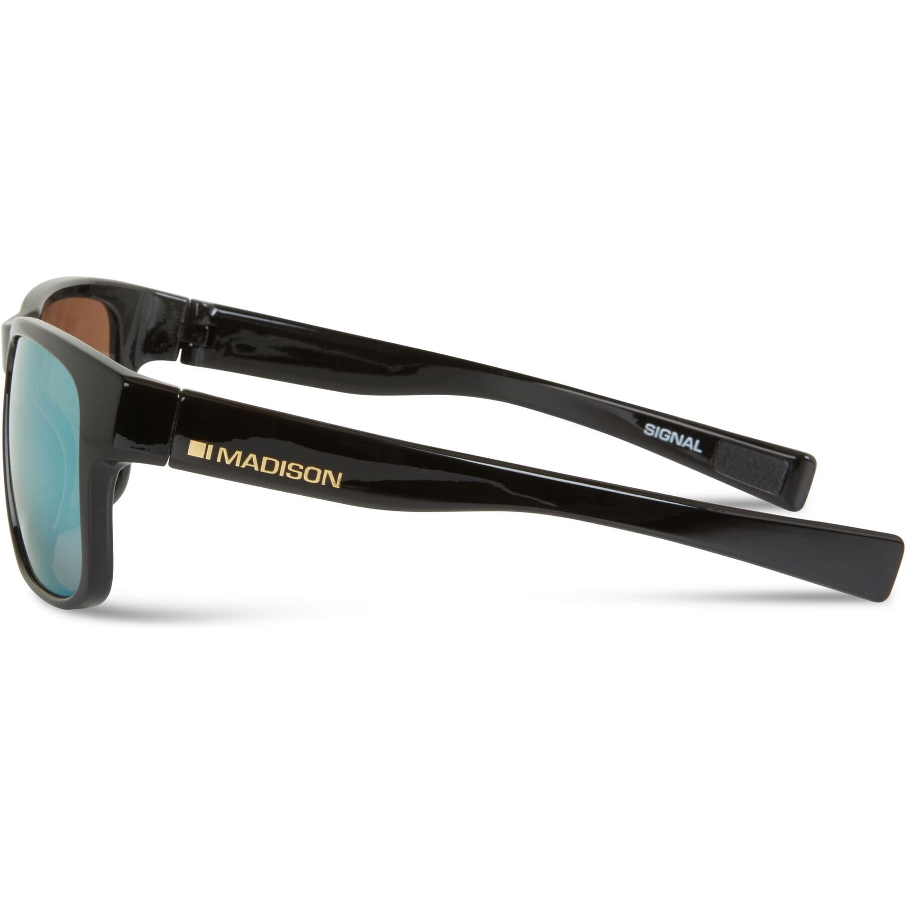 Signal Sunglasses - gloss black / bronze mirror