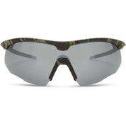 Shields Sunglasses - 3 lens pack - green camo / bronze, amber and clear lens