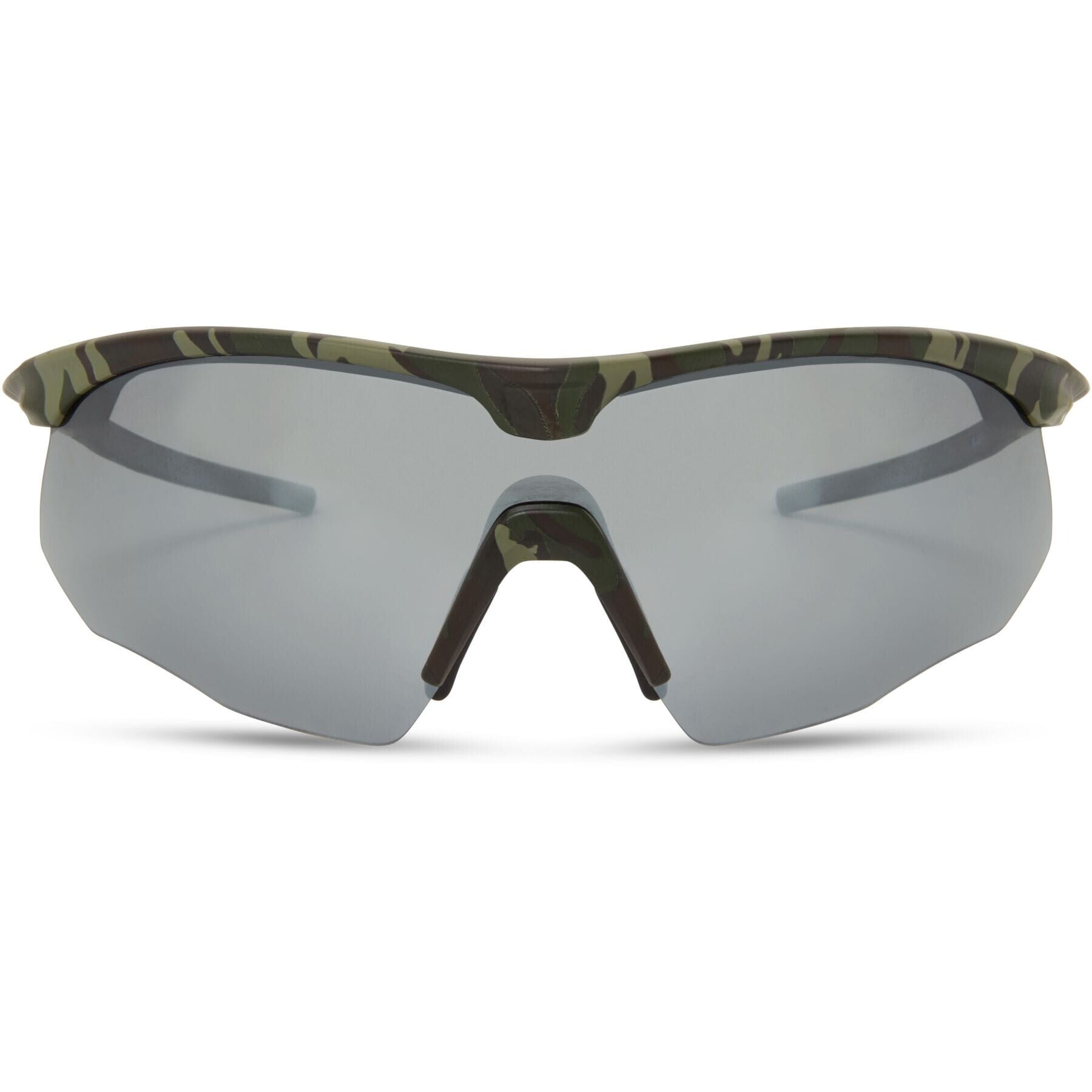 Shields Sunglasses - 3 lens pack - green camo / bronze, amber and clear lens