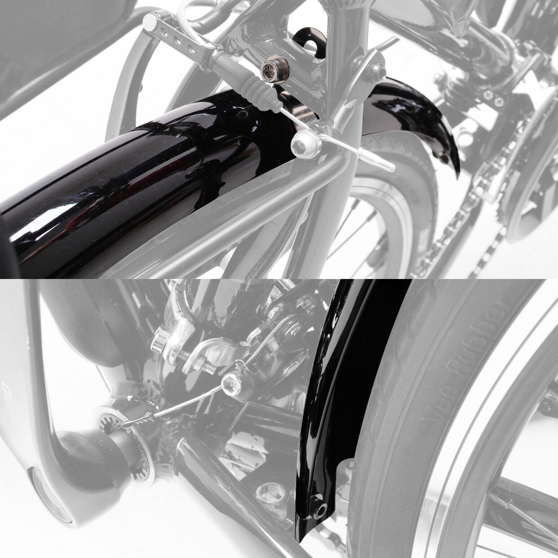 Commute full length mudguards 700 x 33mm black