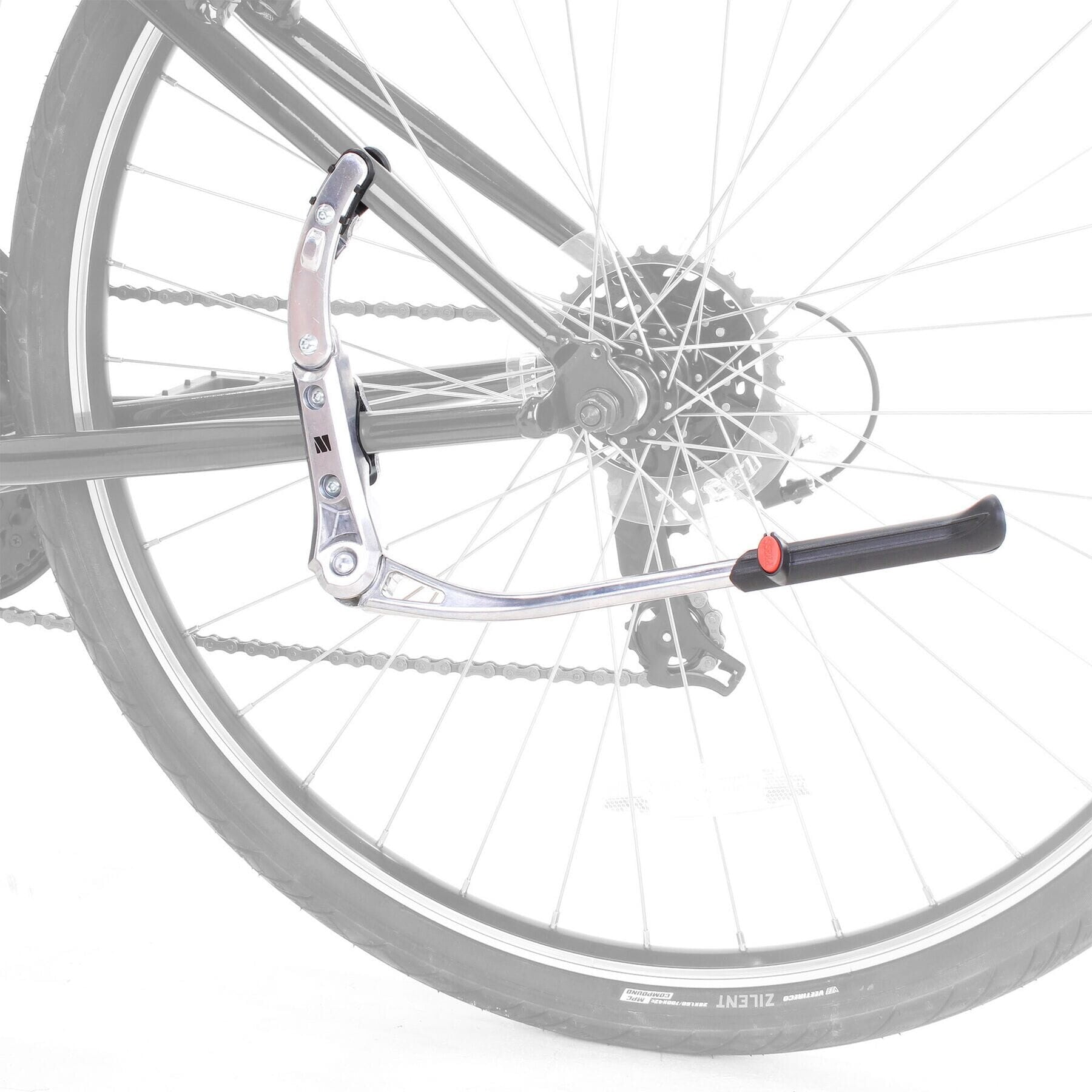 Essential kickstand, 24-29 inch, chainstay/seatstay mount 20kg, silver