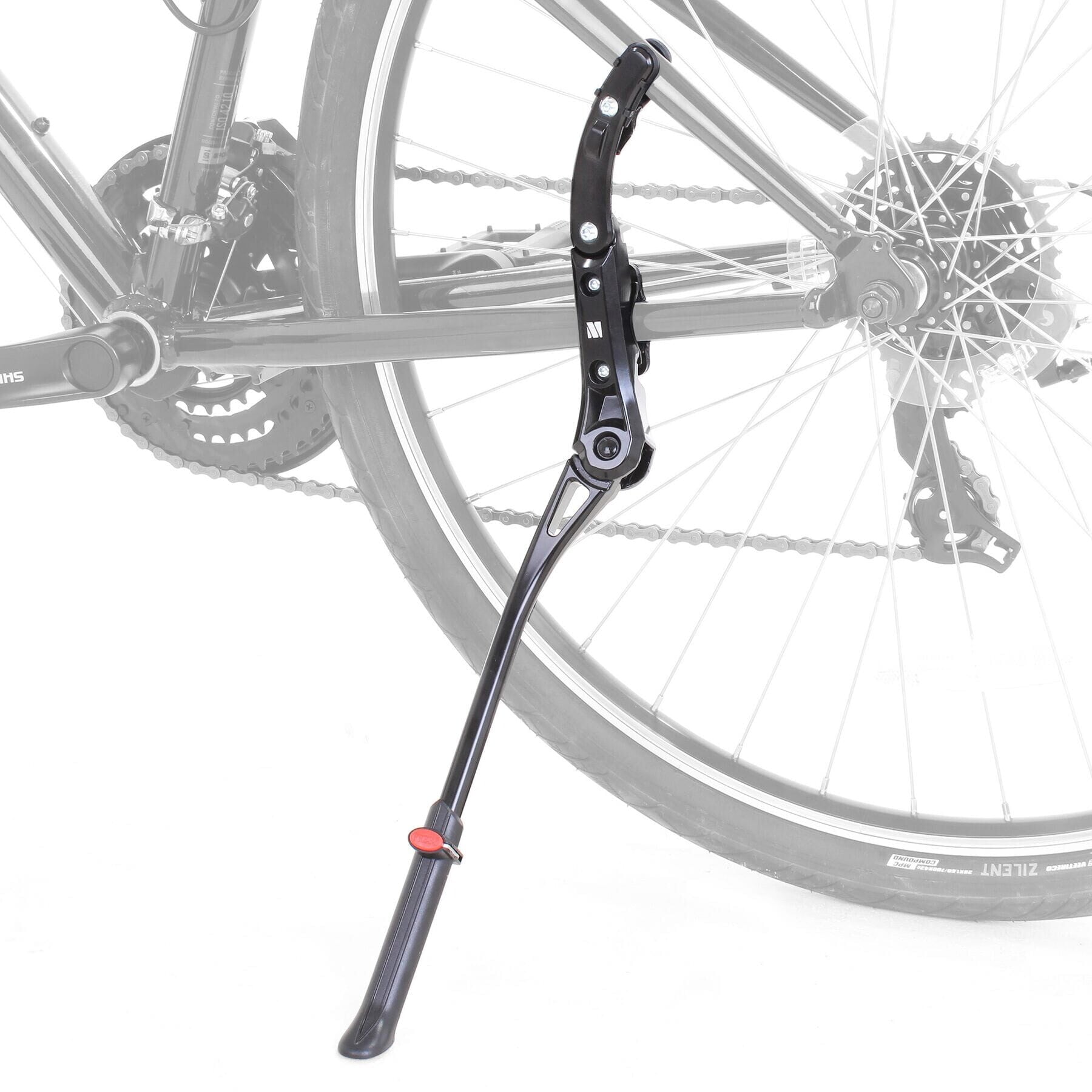 Essential kickstand, 24-29 inch, chainstay/seatstay mount 20kg, black
