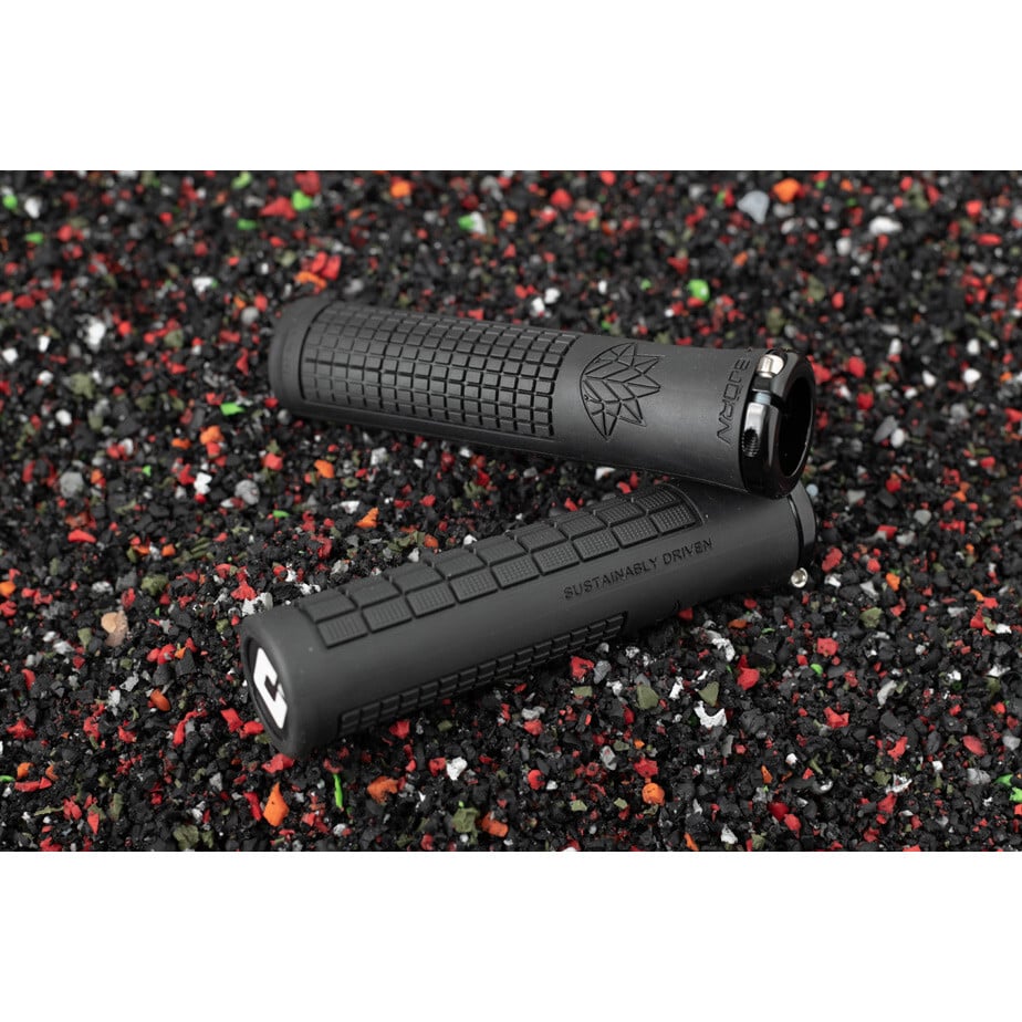  BMX Lock On Grips 135mm - Black (made from recycled grips)