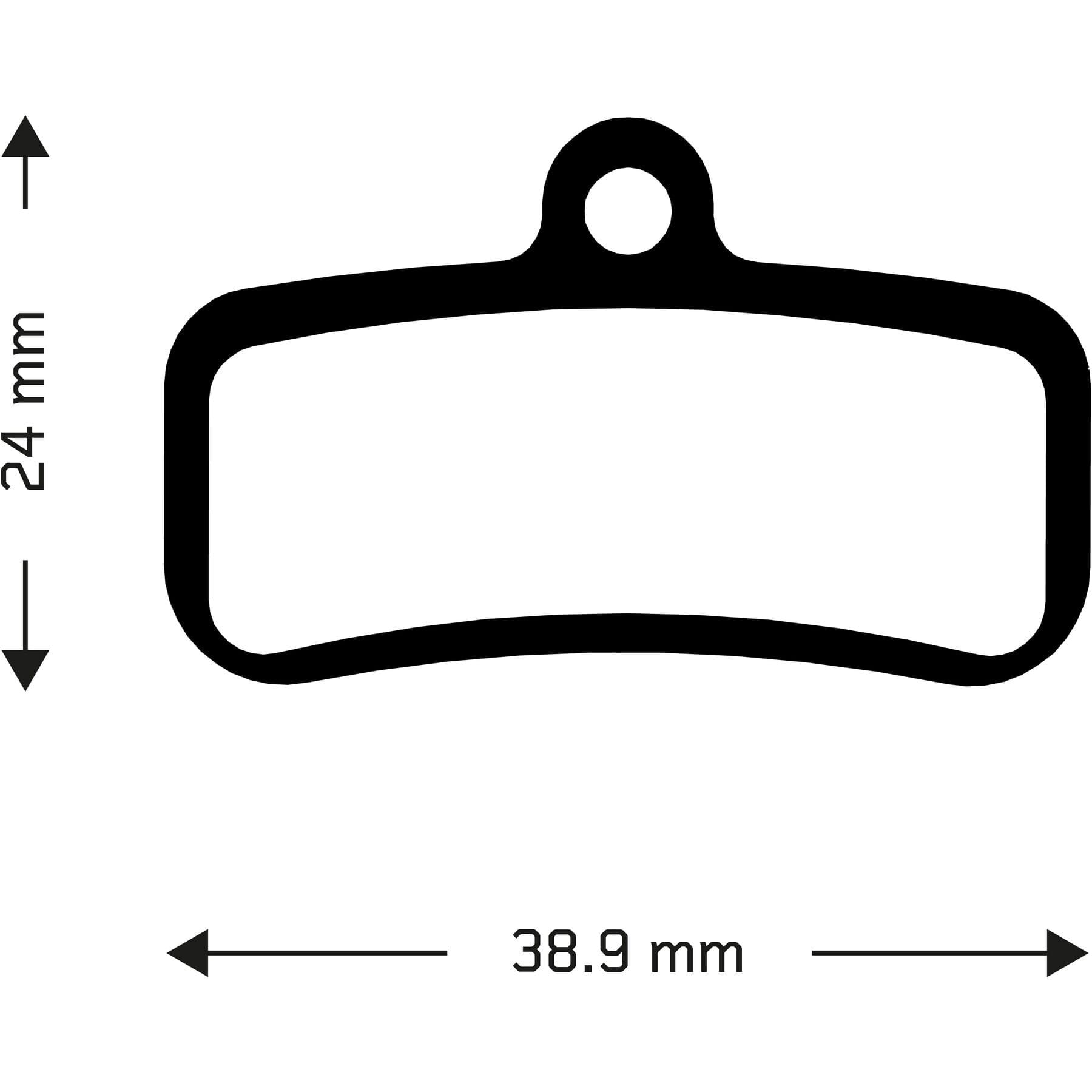 Sintered Disc Brake Pads for Shimano Saint M810 / M820  / Zee M640