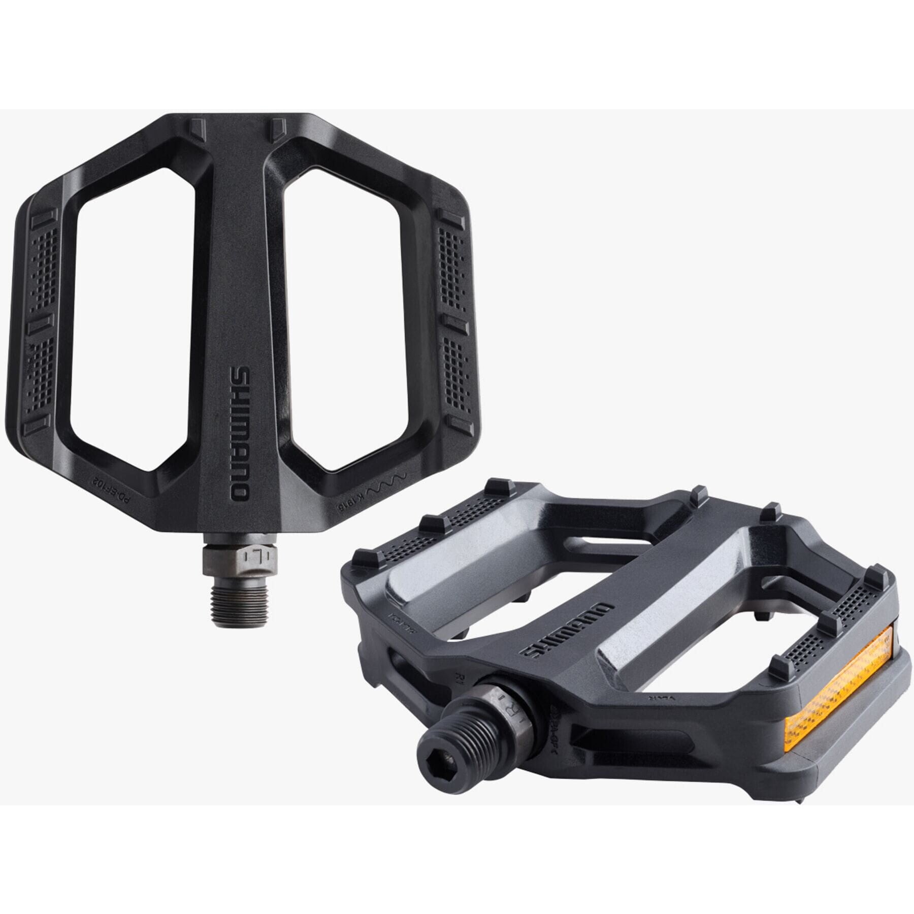 PD-EF102 flat pedals, resin, black