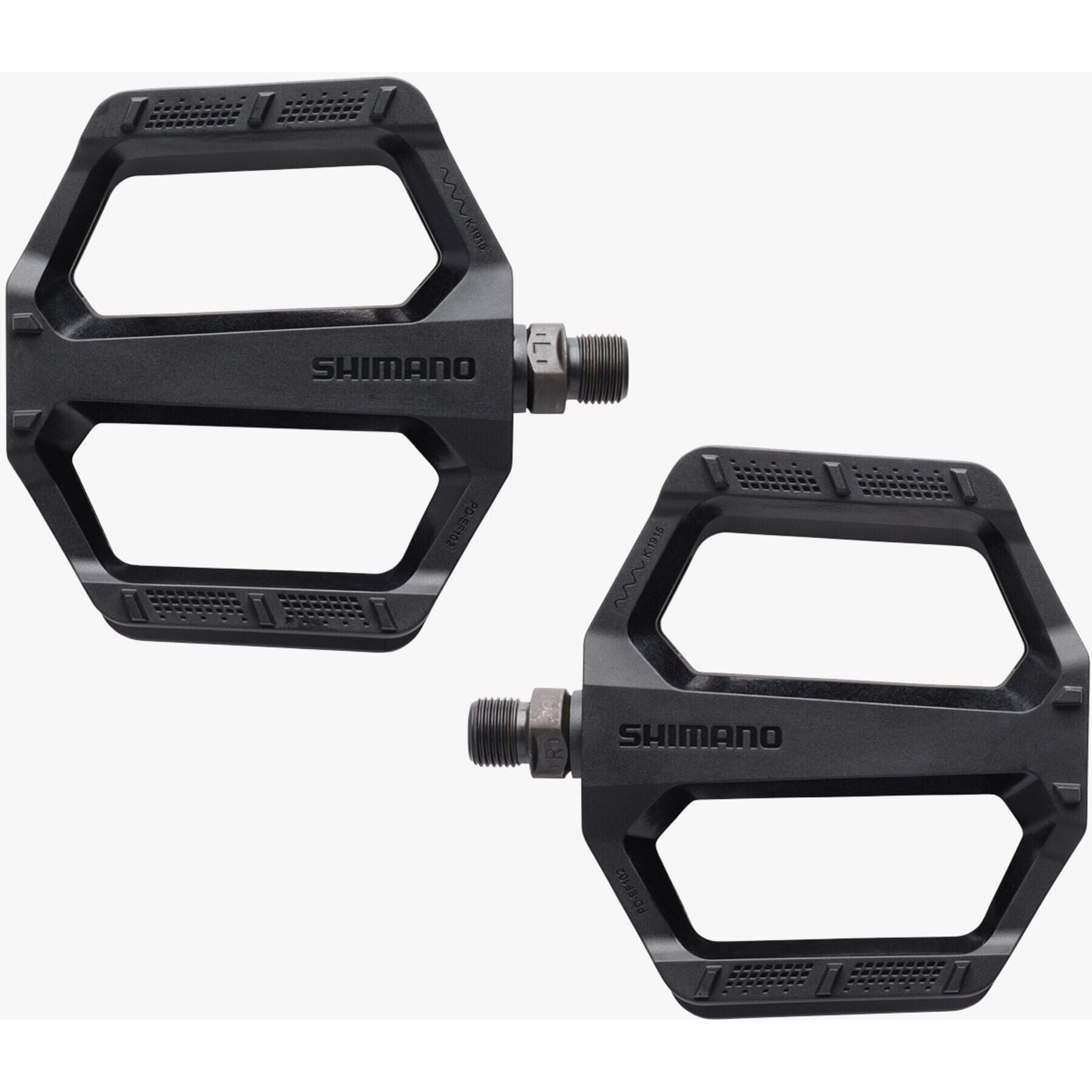 PD-EF102 flat pedals, resin, black